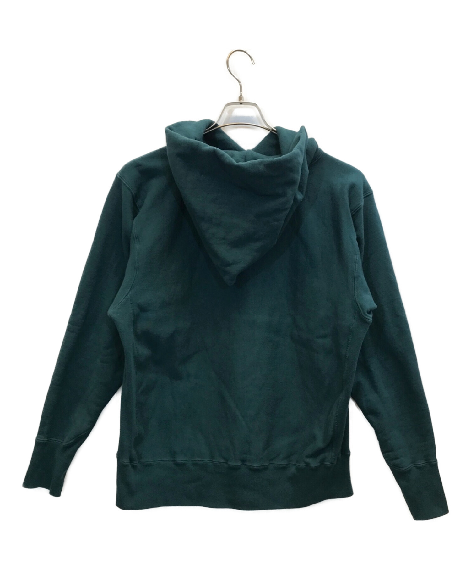 ATON (エイトン) NATURAL GARMENT DYE URAKE HOODIE　プルオーバーパーカー グリーン サイズ:04