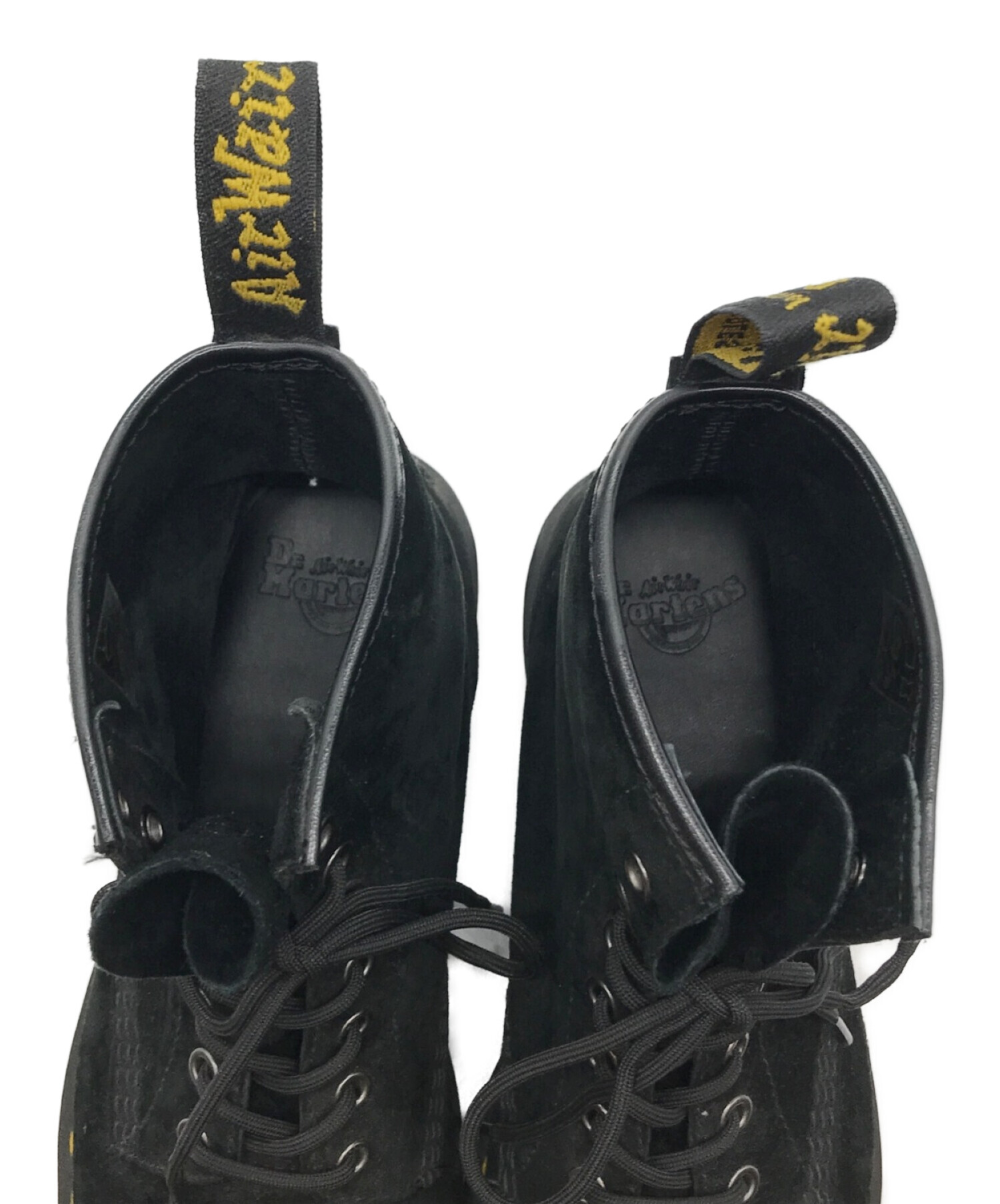 Dr.Martens (ドクターマーチン) 8ホールブーツ　スウェードレースアップブーツ ブラック サイズ:UK8