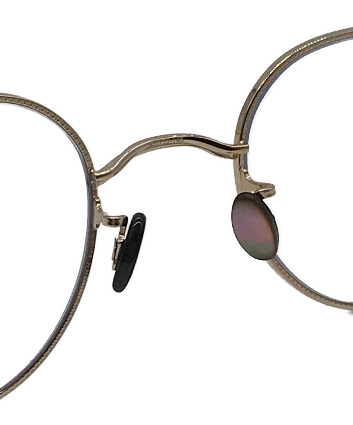 10 eyevan (テン アイヴァン) STANDARD Collection「No.6」　スタンダードコレクションナンバー6　メタルフレーム　 クラウンパント　眼鏡 サイズ:45□22