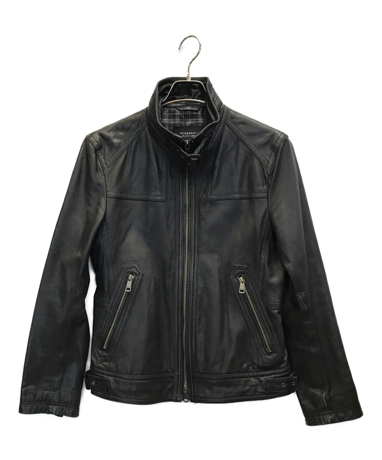 アニエスベー【新品未使用】lamb leather jacket 黒  Mサイズ