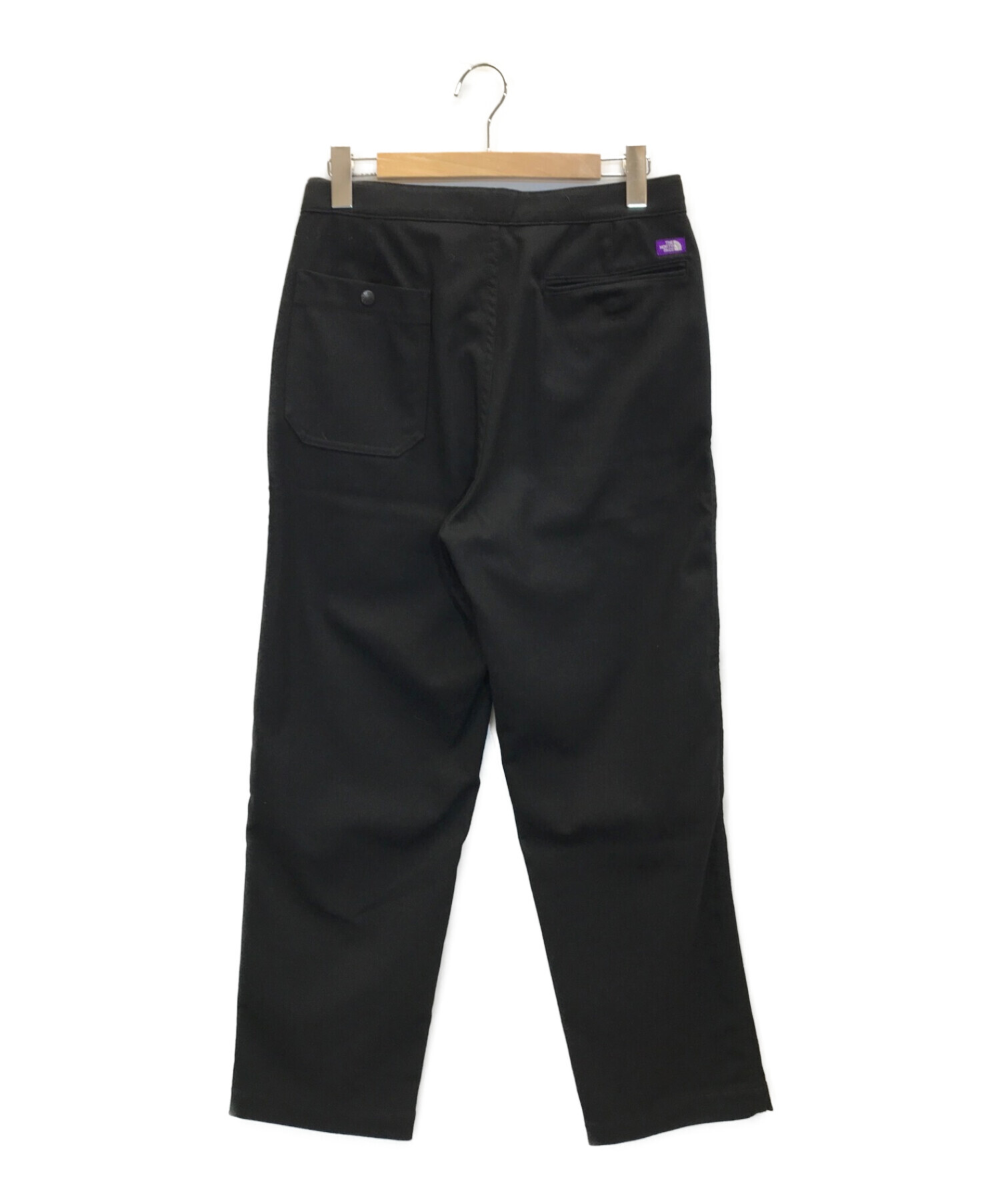 THE NORTHFACE PURPLELABEL (ザ ノースフェイス パープルレーベル) Polyester Flannel Field  Pants　ポリエステルフランネルフィールドパンツ ブラック サイズ:30