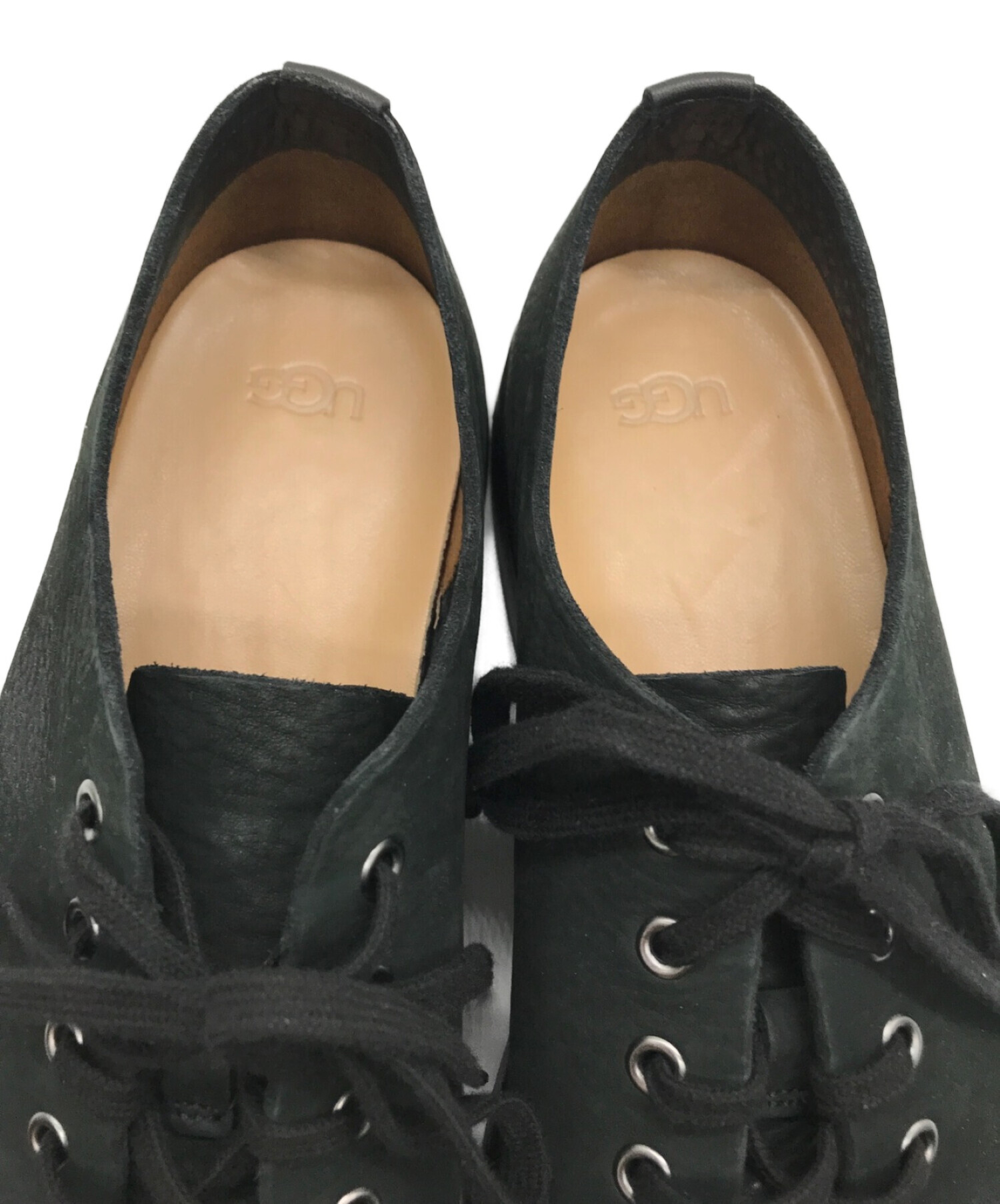 UGG (アグ) PISMO SNEAKER LOW　ピスモ　ローカットレザースニーカー ブラック サイズ:USA9.5