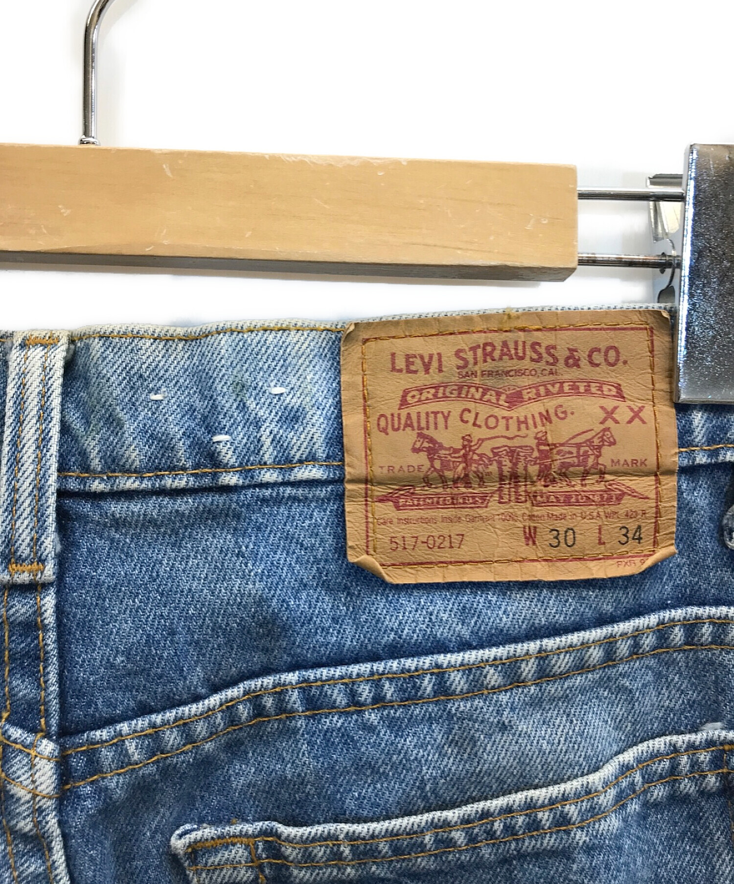 LEVI'S (リーバイス) 90s　517デニムパンツ　フレア　ブーツカットジーンズ ブルー サイズ:W30