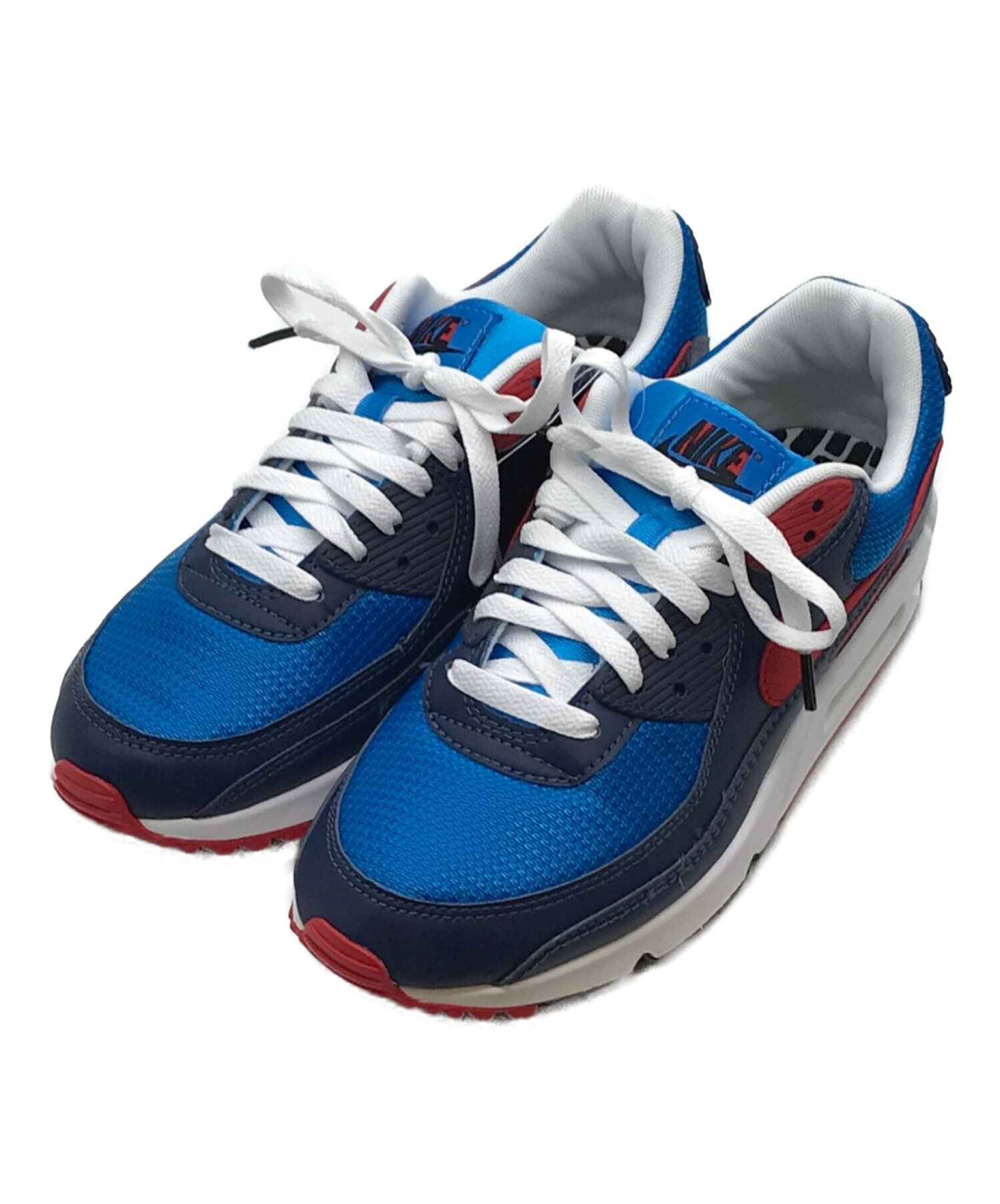 NIKE (ナイキ) AIR MAX 90 RS “Photo Blue/University Red”　エア マックス 90 RS  “フォトブルー/ユニバーシティレッド” ブルー サイズ:US8