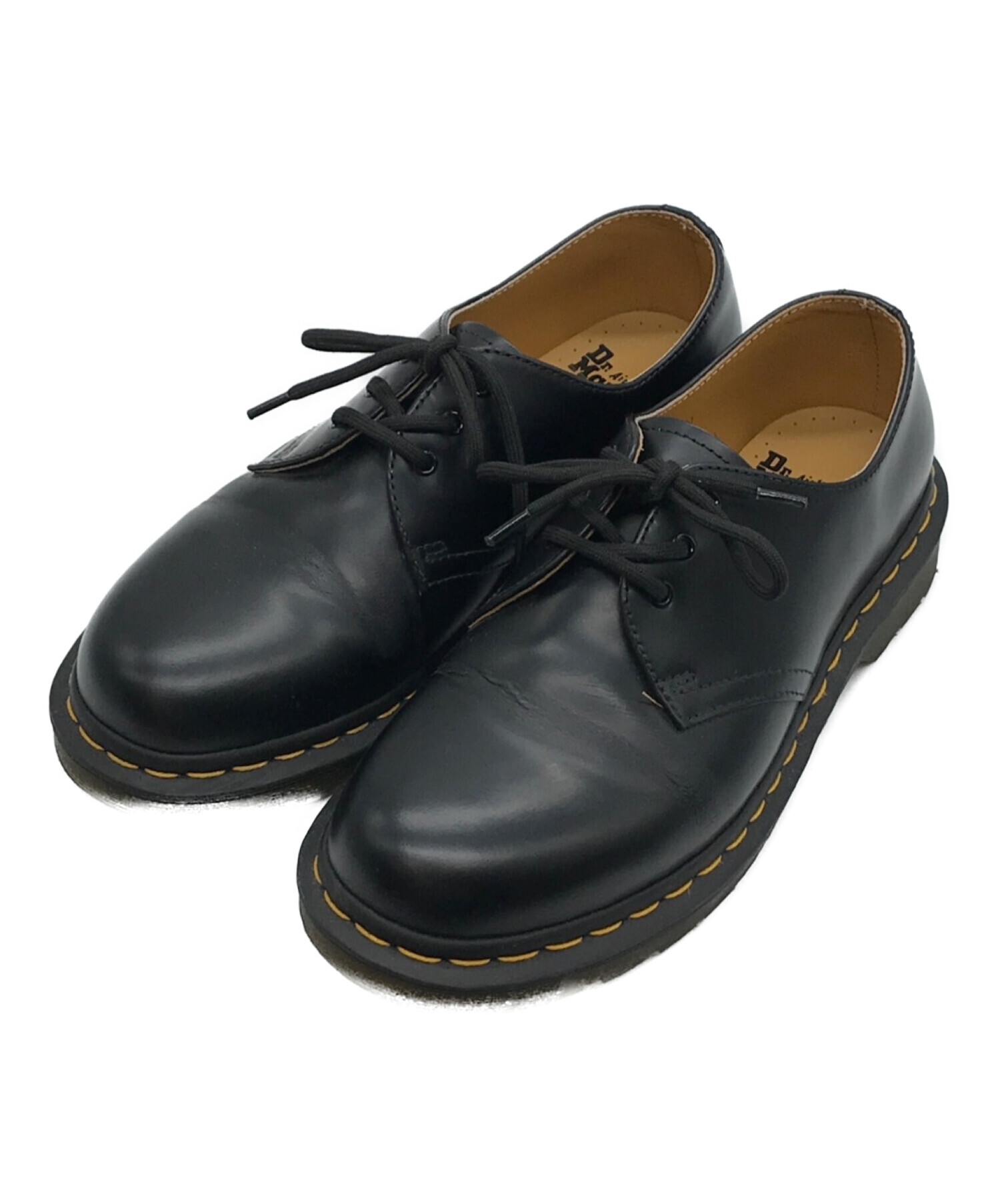 Dr.Martens (ドクターマーチン) 3ホールレザーブーツ ブラック サイズ:UK6