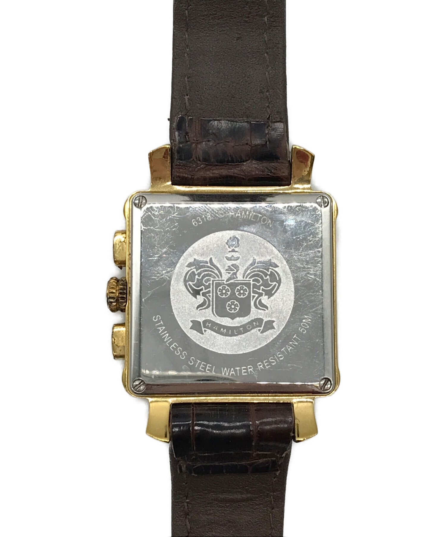 HAMILTON (ハミルトン) スクエア　ロイドクロノグラフ クオーツリストウォッチ　腕時計