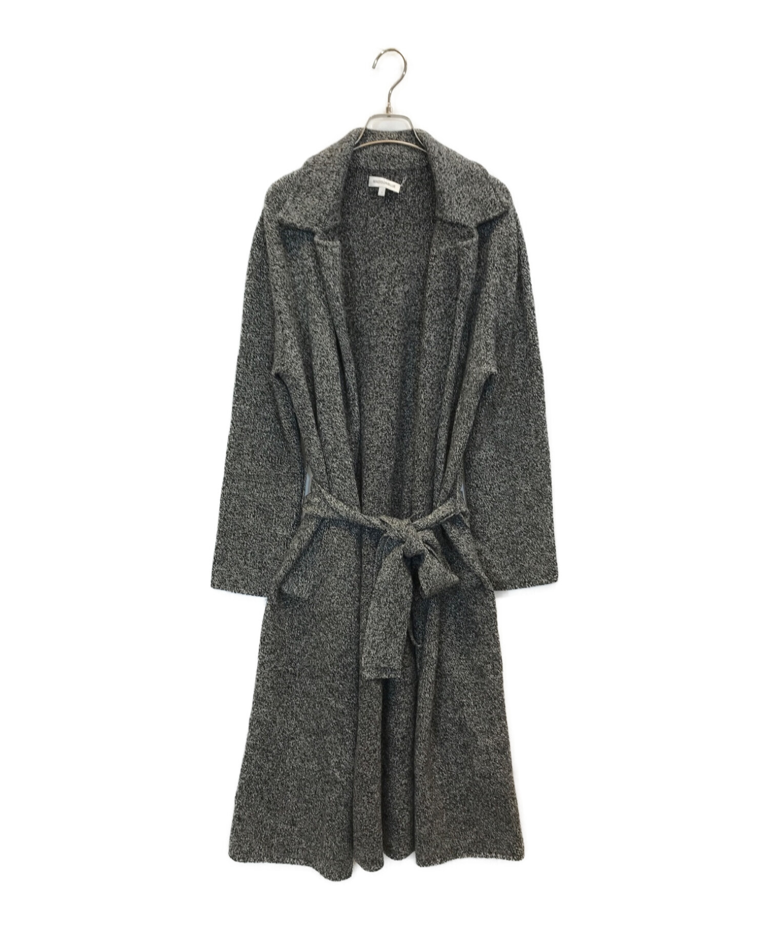 MADISON BLUE (マディソンブルー) HEATHER BELTED KNIT COAT　ニットコート グレー サイズ:1