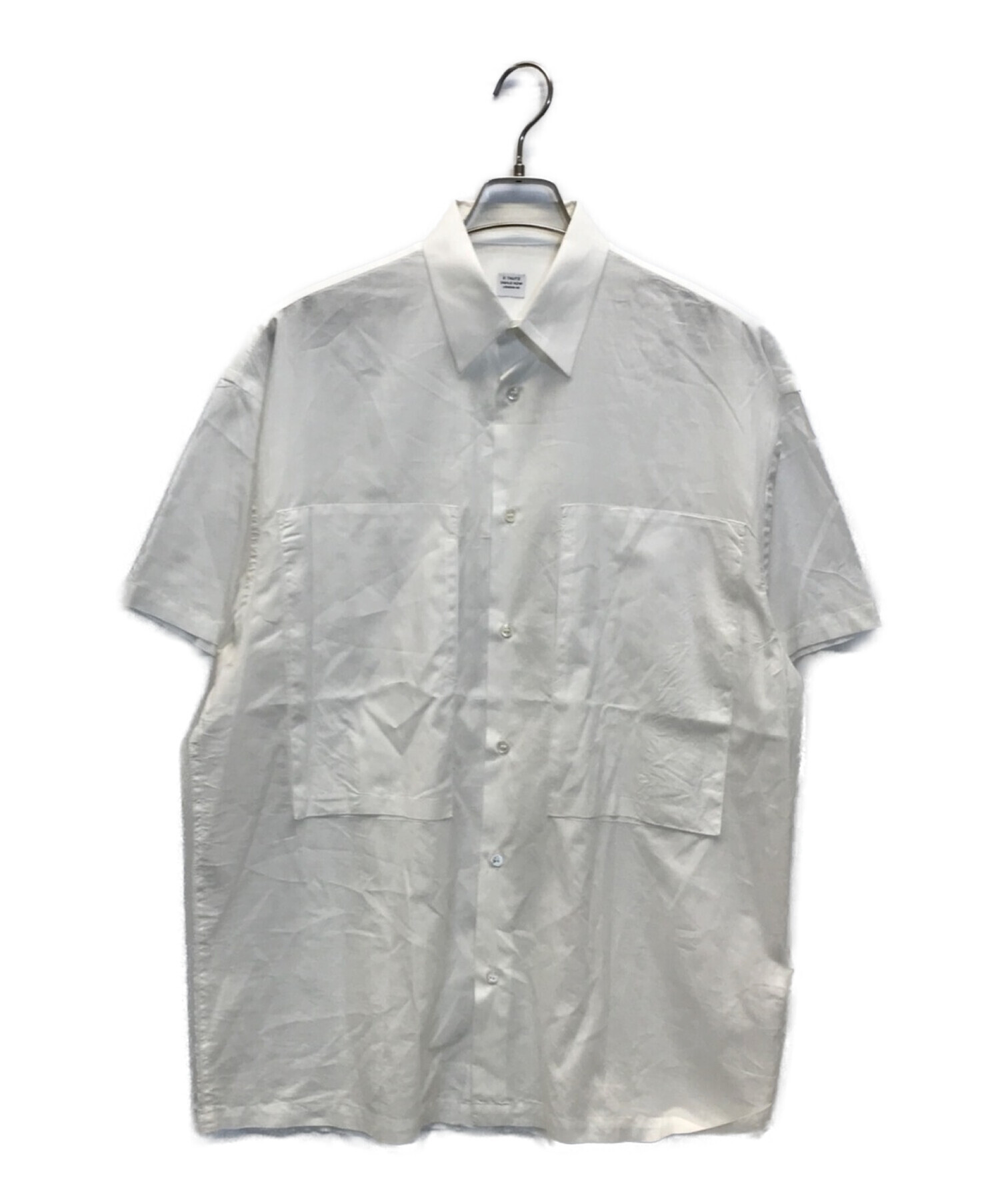 E.TAUTZ (イートーツ) ショートスリーブ シャツ　半袖シャツ ホワイト サイズ:M