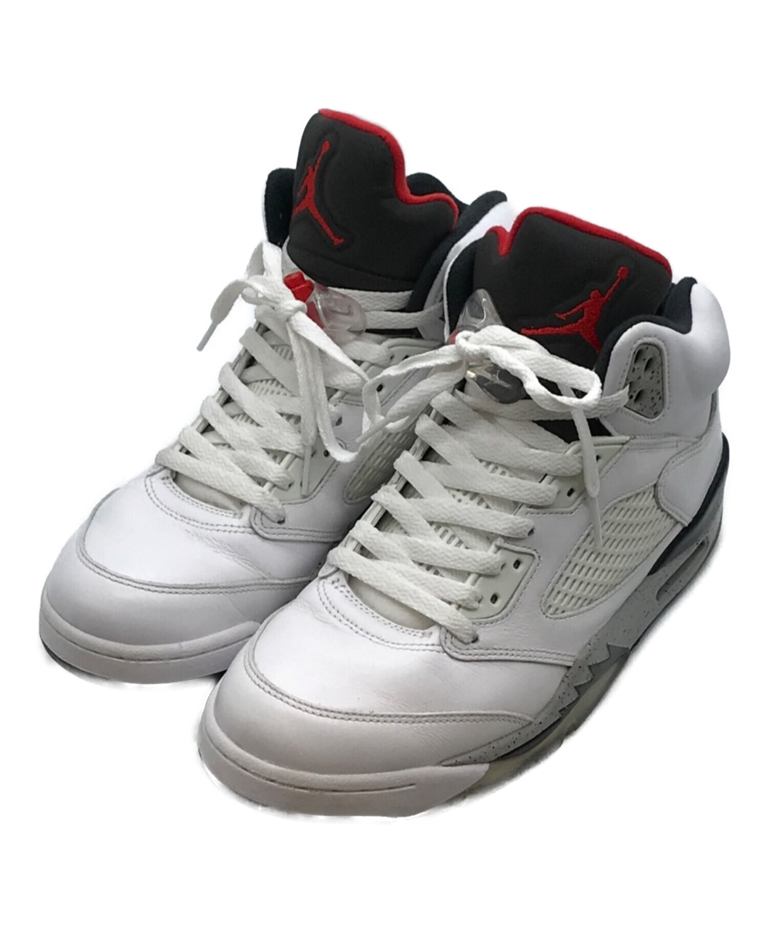 中古・古着通販】NIKE (ナイキ) AIR JORDAN 5 RETRO WHITE CET エア