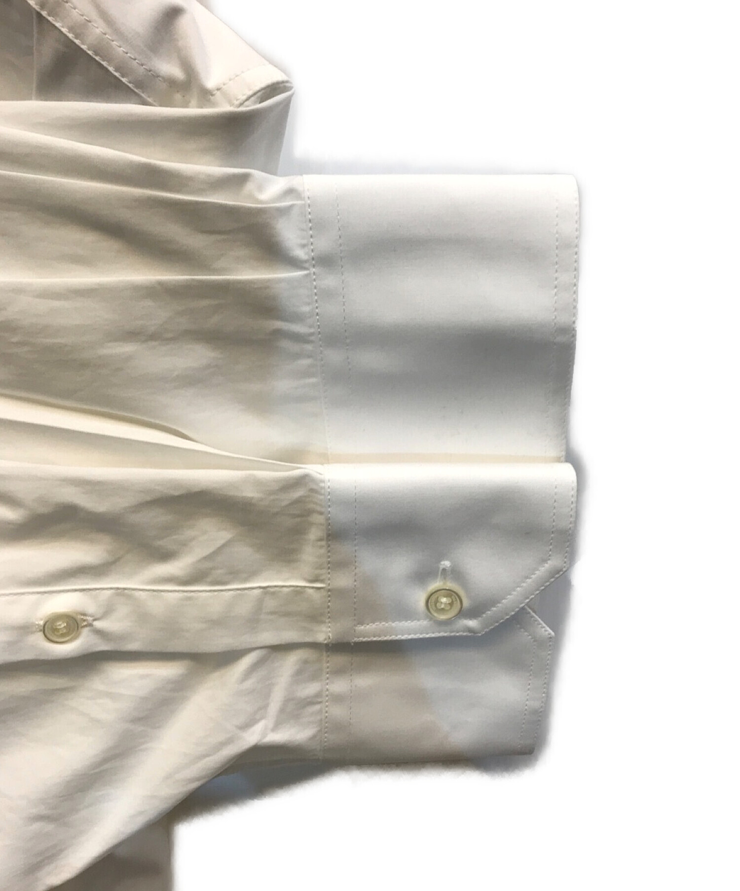 VALENTINO (ヴァレンティノ) フラワーデザインシャツ ホワイト サイズ:40