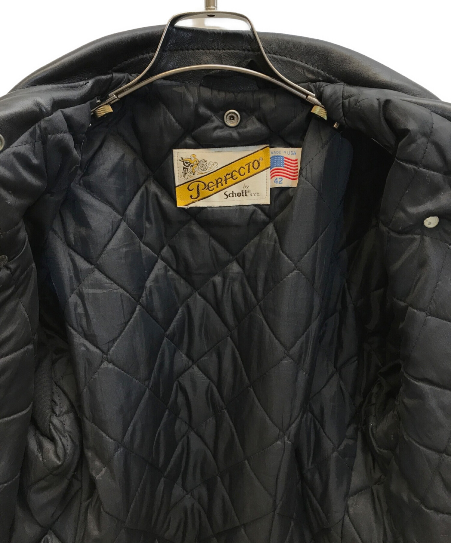 中古・古着通販】Schott (ショット) 618 ダブルライダースジャケット