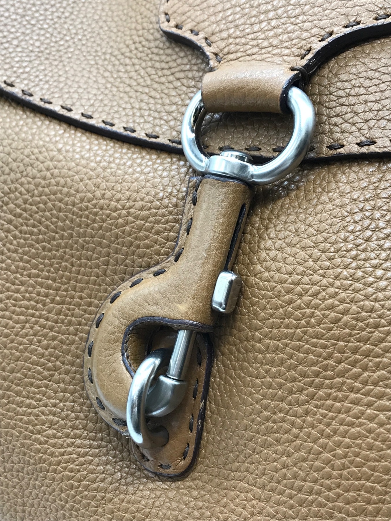 中古・古着通販】PRADA (プラダ) ワンショルダーレザーバッグ ブラウン