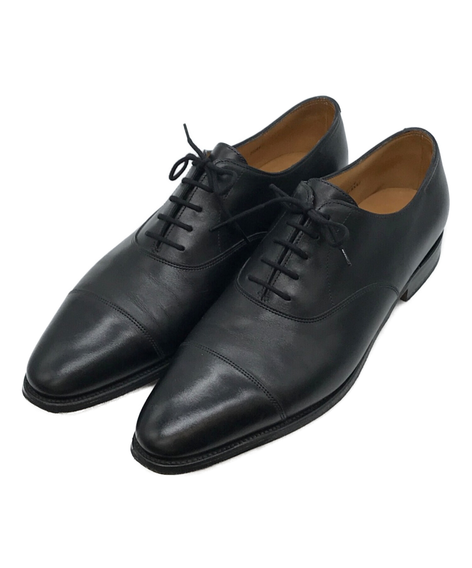 大塚製靴ジョンロブ　シティ2　8.5サイズ　黒　ストレートチップ