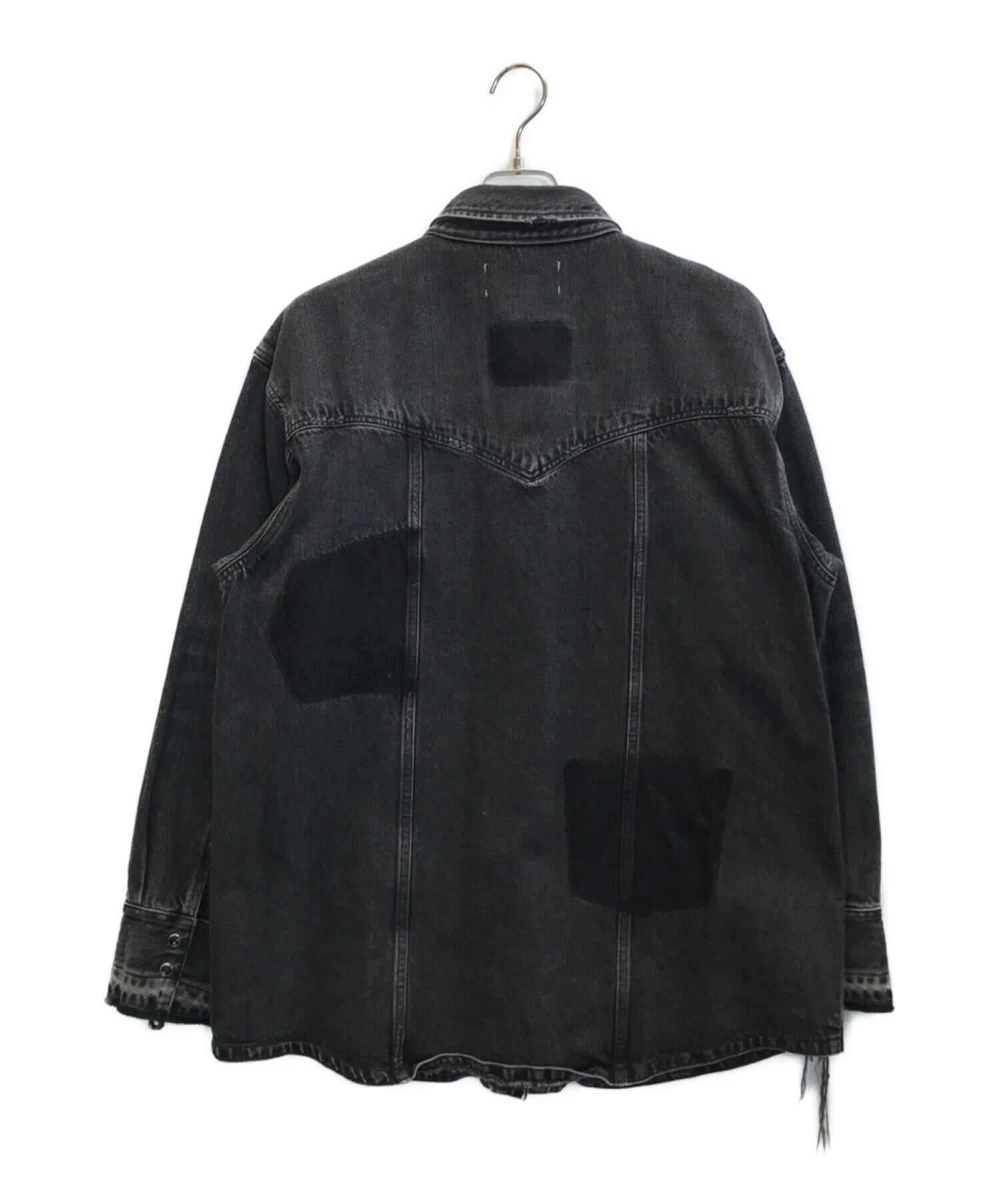 MIYAGIHIDETAKA (ミヤギヒデタカ) 再構築デニムシャツジャケット グレー サイズ:2