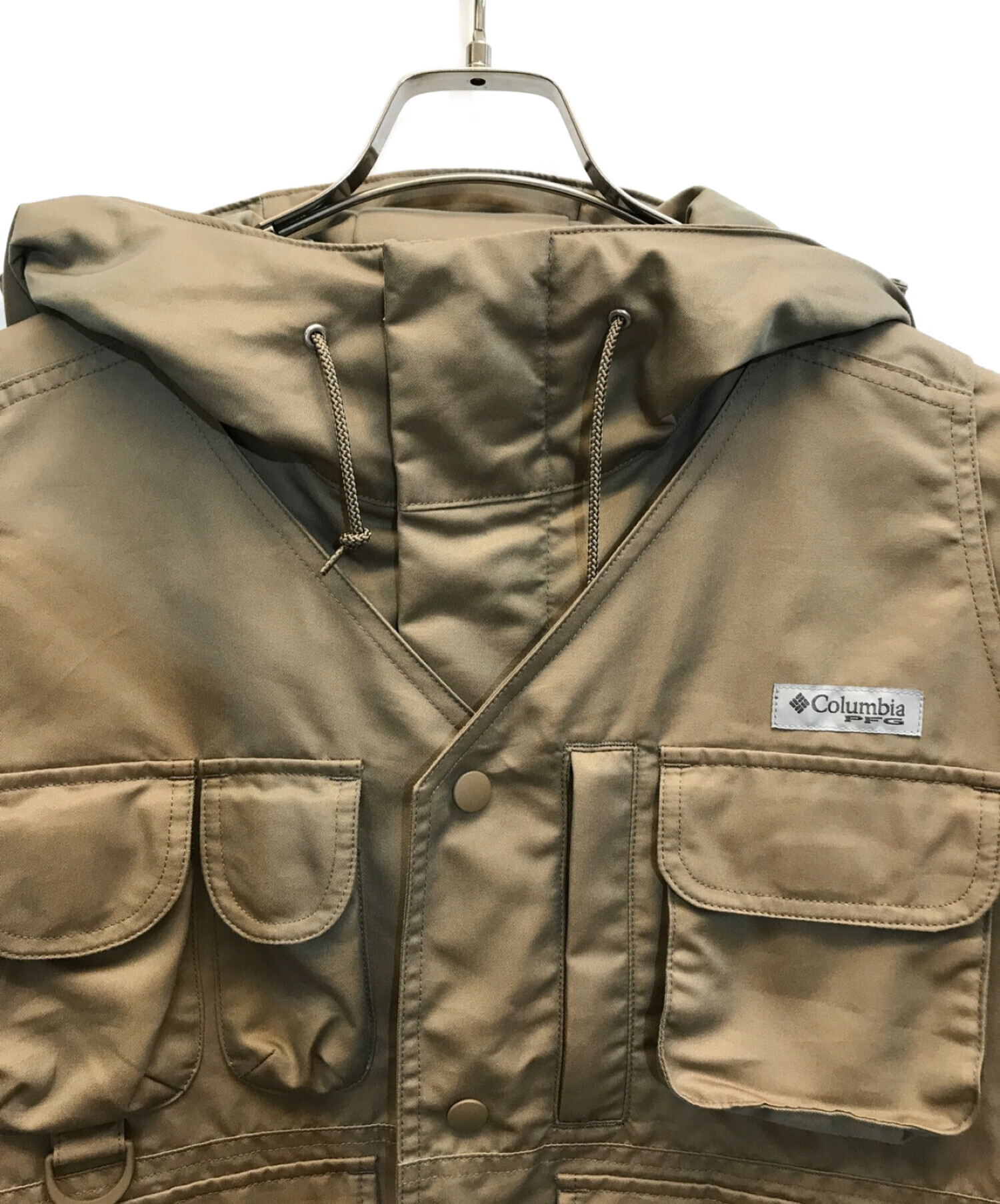 Columbia (コロンビア) BEAMS (ビームス) 別注 Logriver BMS Insulated Jacket 3WAY中綿ジャケット  ライトブラウン サイズ:XS