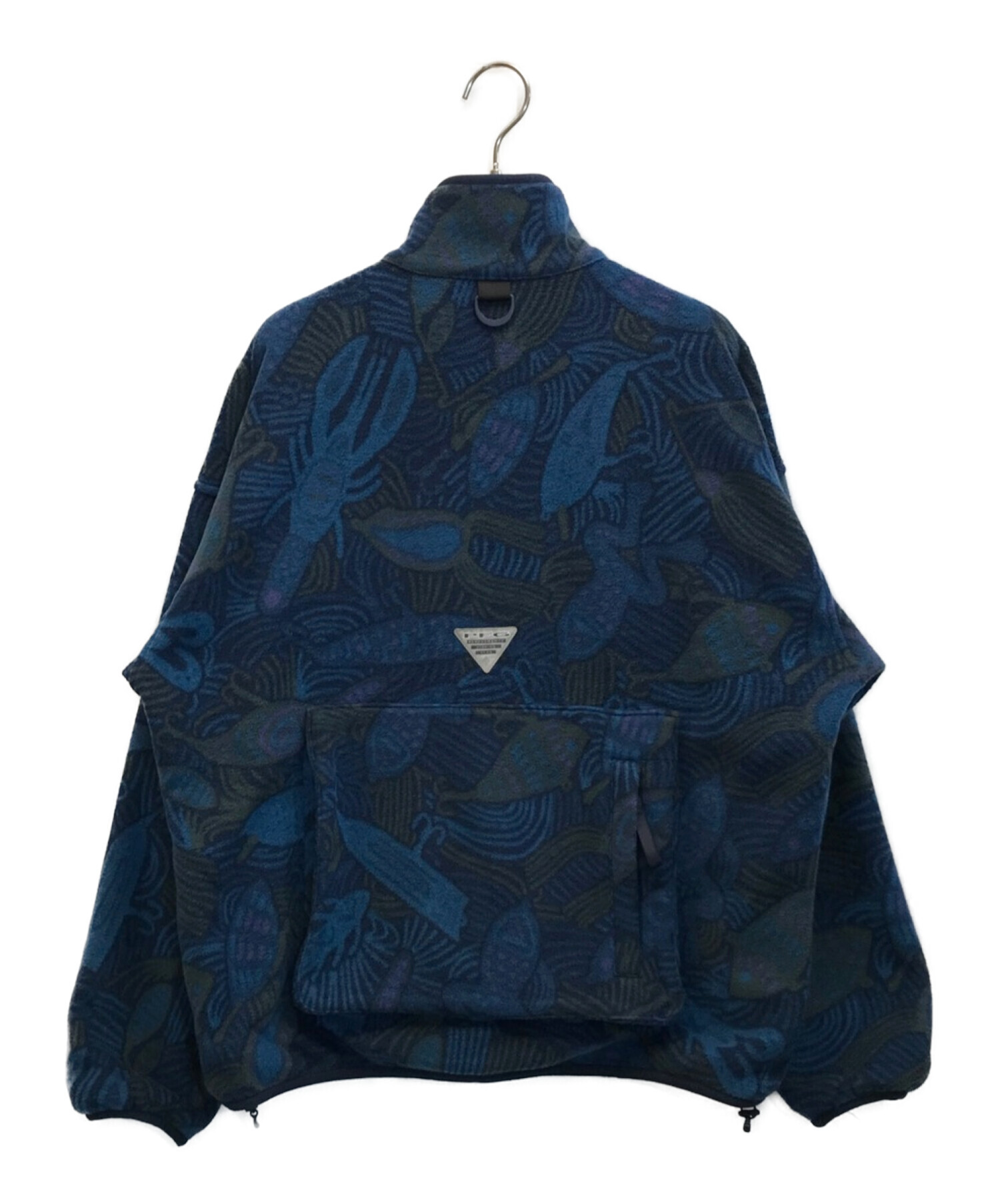 Columbia (コロンビア) BEAMS (ビームス) 別注 LOGRIVER BMS FLEECE JACKET 別注フリースジャケット ブルー  サイズ:XS