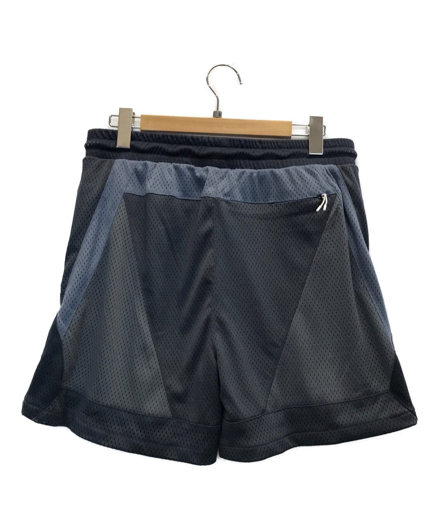 KITH (キス) Palette Turbo Short Hurricane メッシュショートパンツ グレー×ブルー サイズ:Ｍ