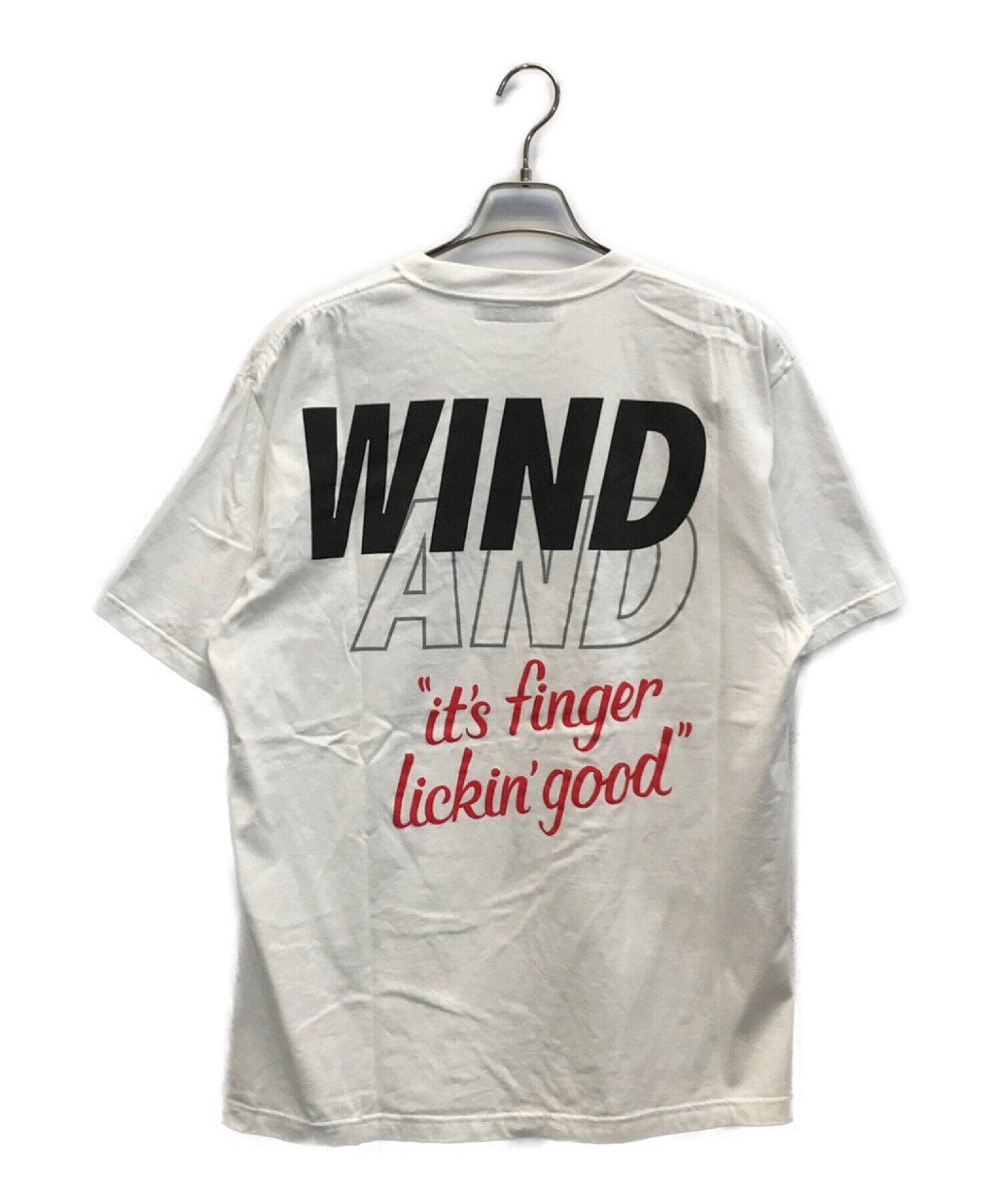 WIND AND SEA (ウィンダンシー) KFC (ケンタッキー・フライド・チキン) KFC X WDS プリントTシャツ ホワイト サイズ:L