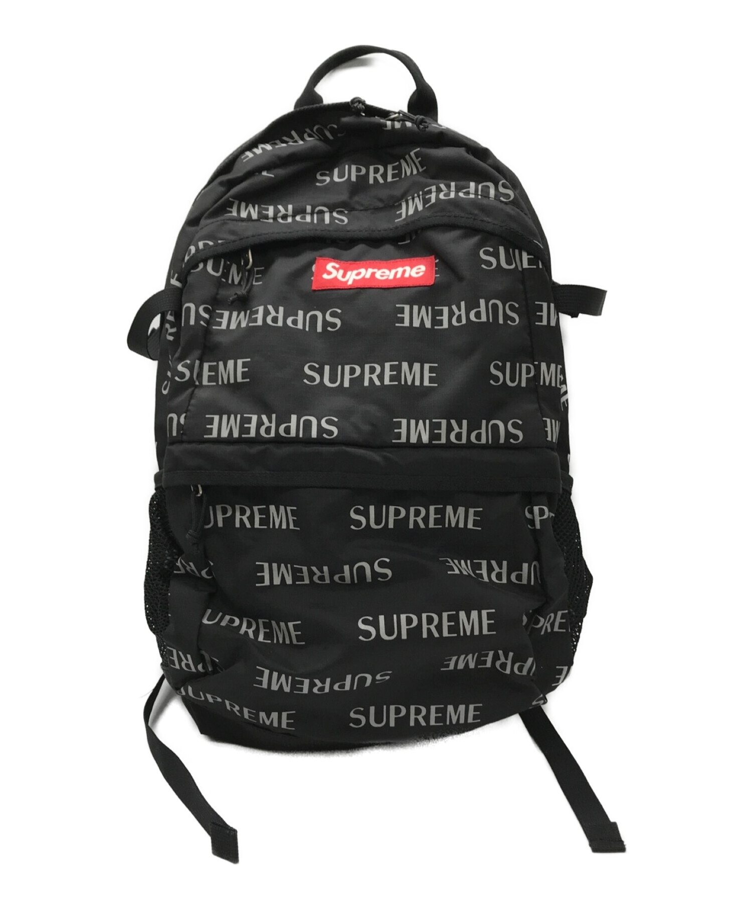 supreme 3M reflective repeat backpack 黒