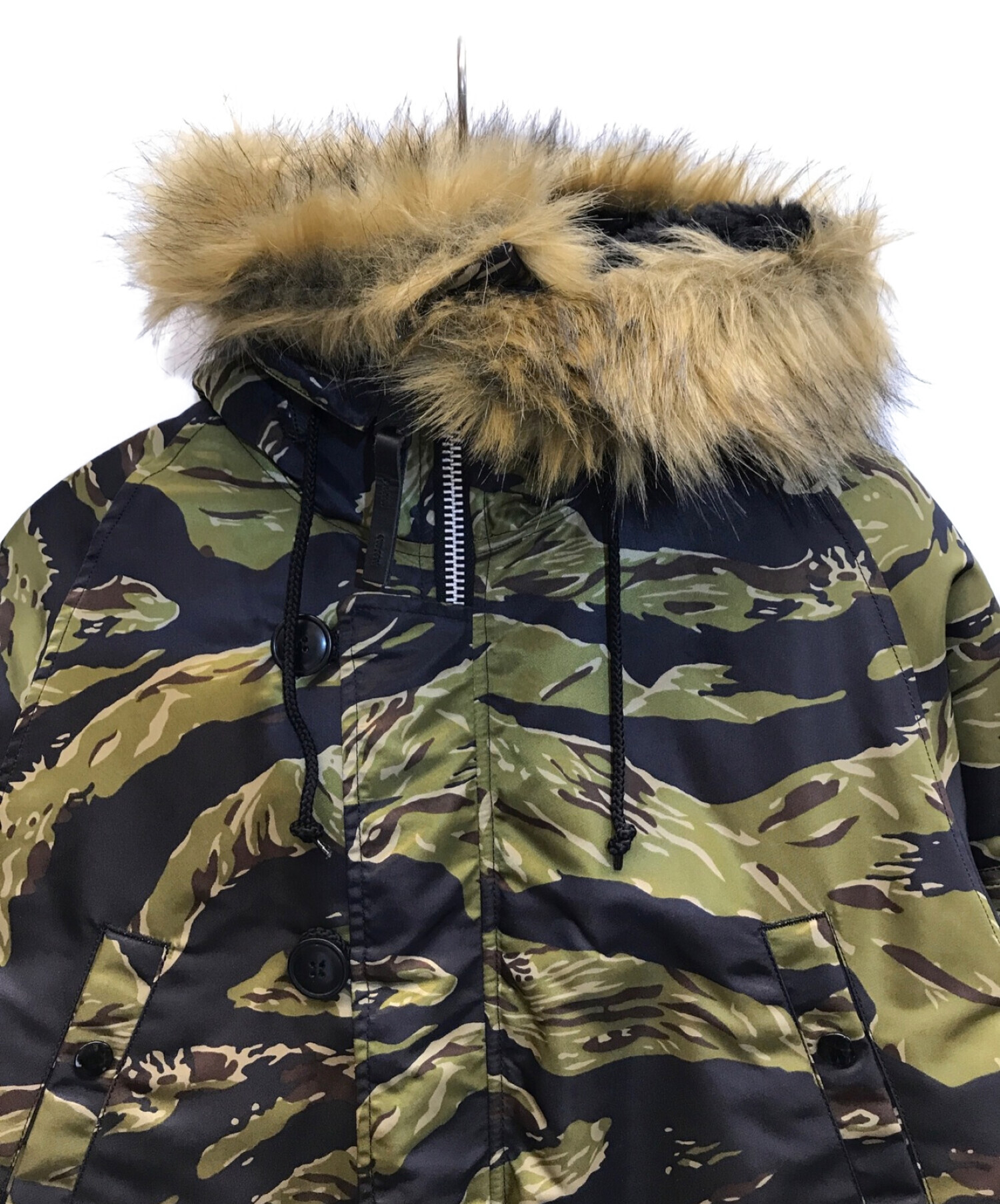 ALPHA N-3B TIGER CAMO XL タイガーカモ アルファ - フライトジャケット