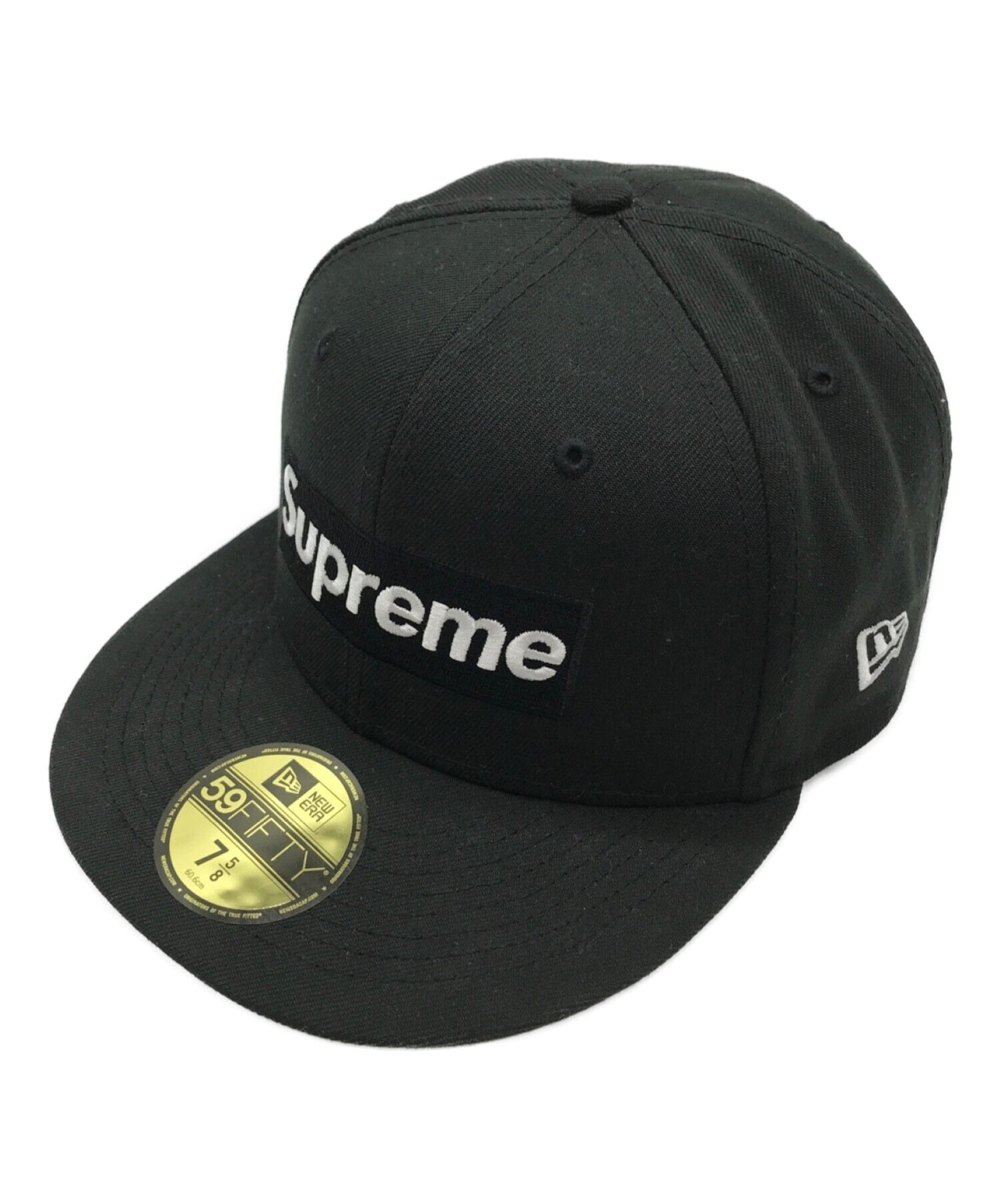 SUPREME シュプリーム 22AW Money Box Logo New Era マネーサイド刺繍 ボックスロゴ ニューエラキャップ 帽子帽子
