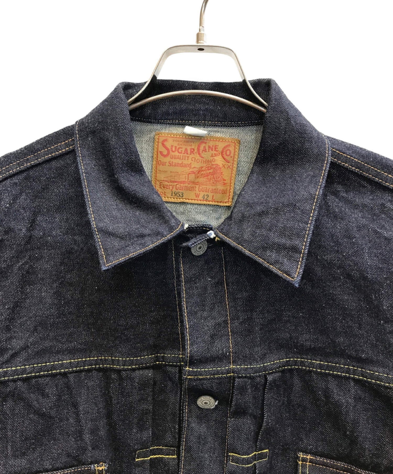 SUGAR CANE (シュガーケーン) DENIM JACKET 1953 MODEL　1953年モデルデニムジャケット インディゴ サイズ:42