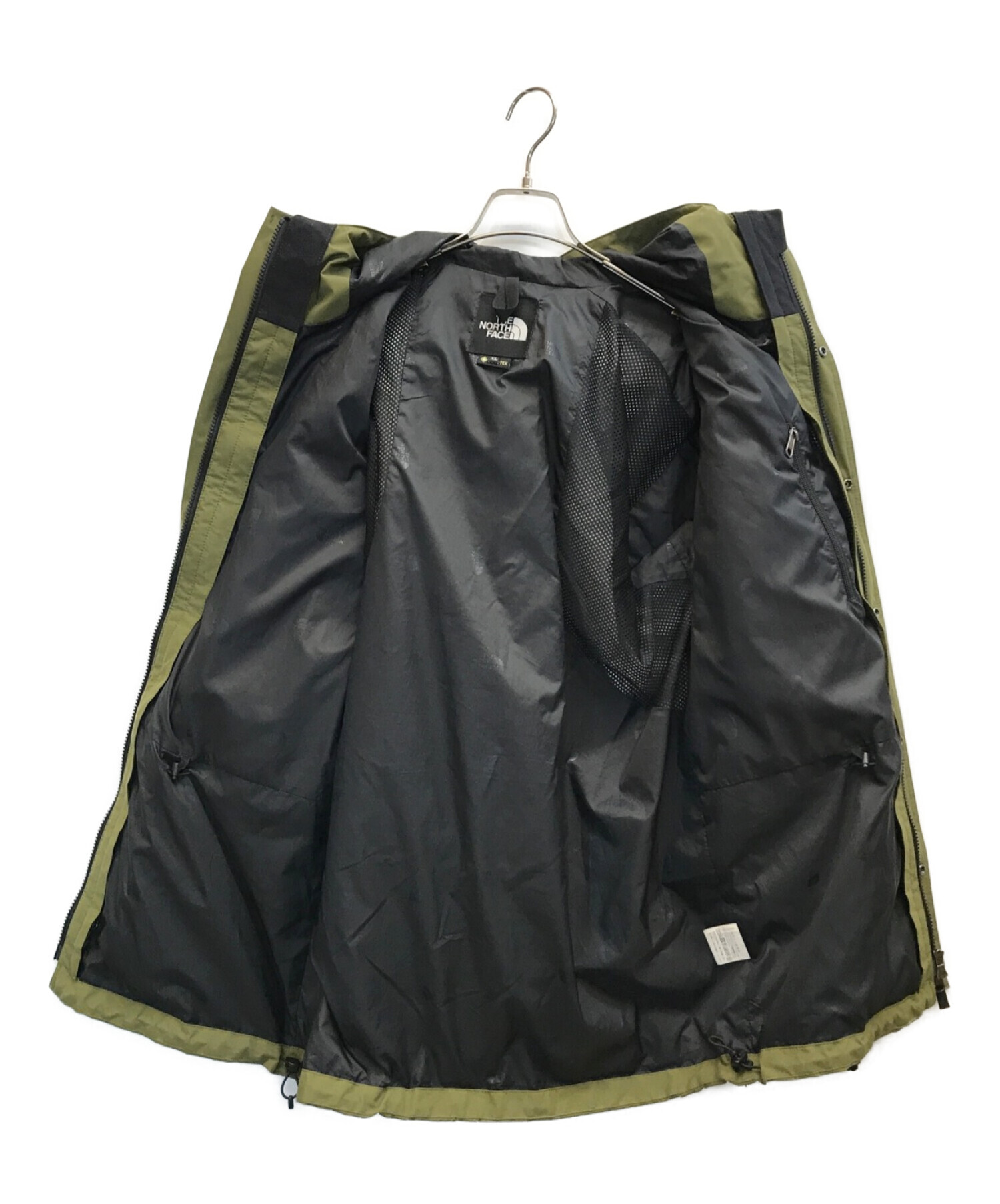 THE NORTH FACE (ザ ノース フェイス) Mountain Light Jacket マウンテンライトジャケット カーキ×ブラック  サイズ:XL