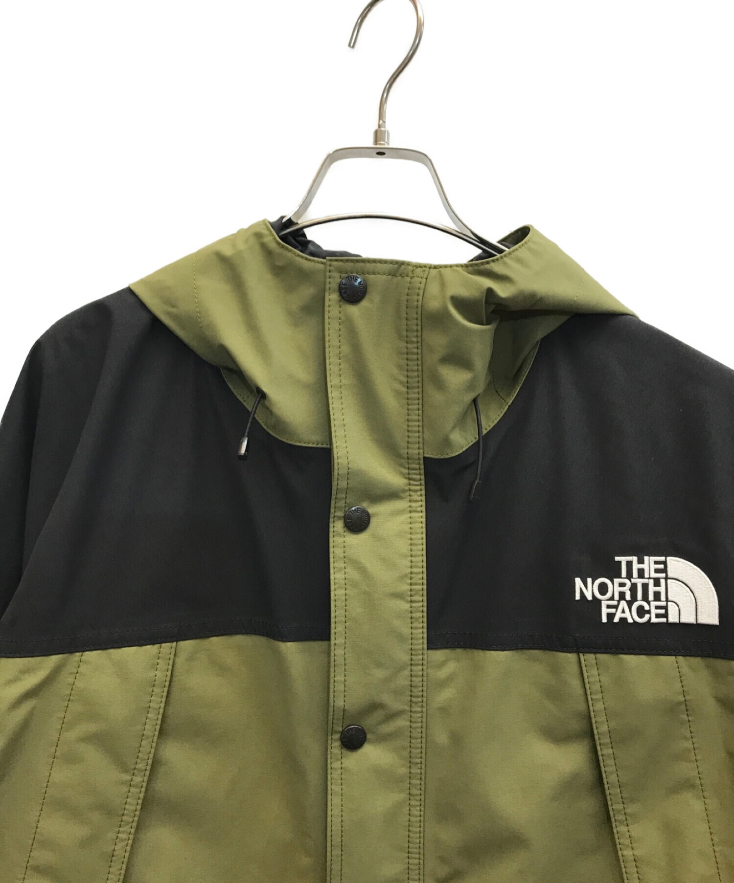 THE NORTH FACE (ザ ノース フェイス) Mountain Light Jacket マウンテンライトジャケット カーキ×ブラック  サイズ:XL