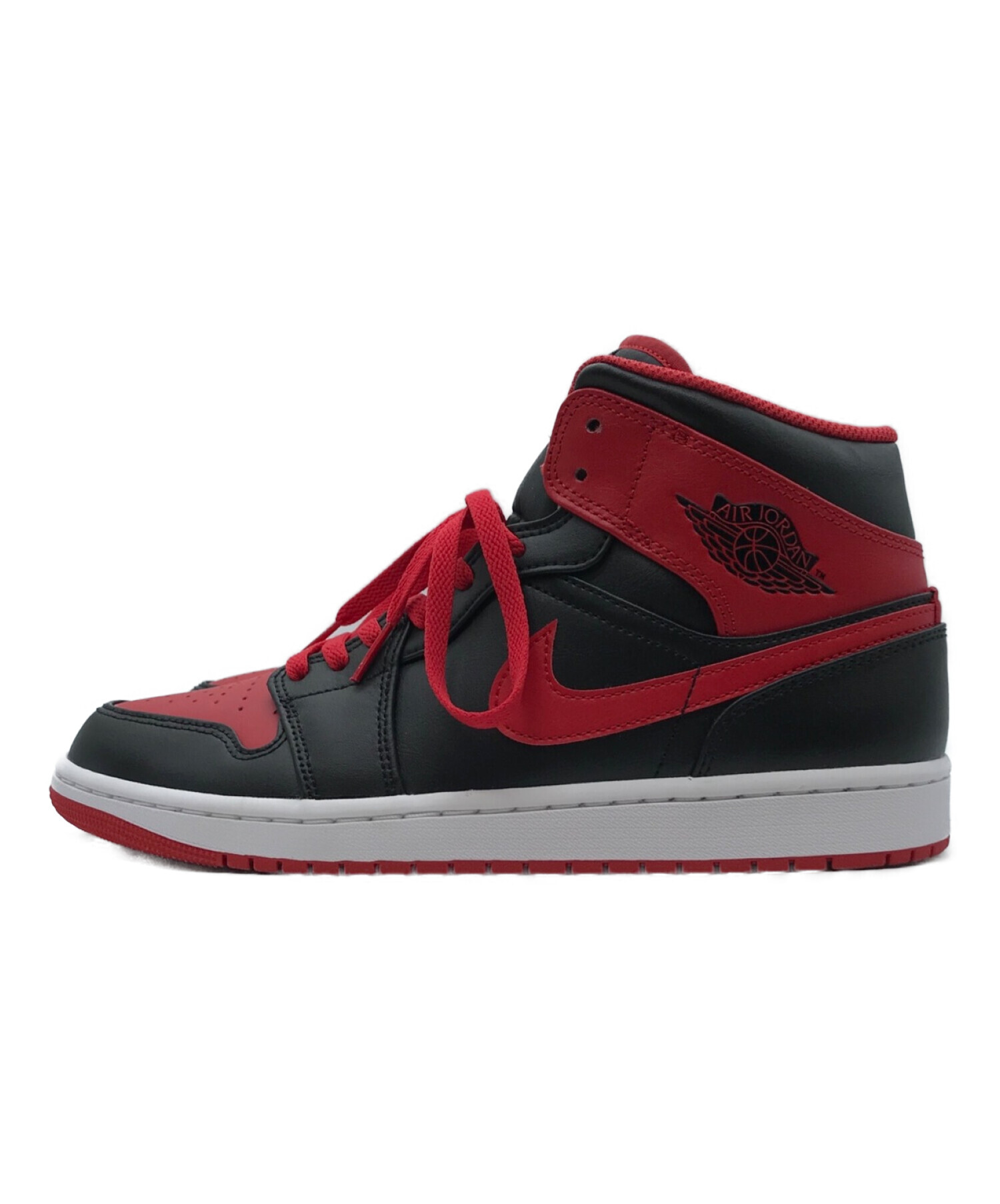 中古・古着通販】NIKE (ナイキ) AIR JORDAN 1 MID BredToe エア ...