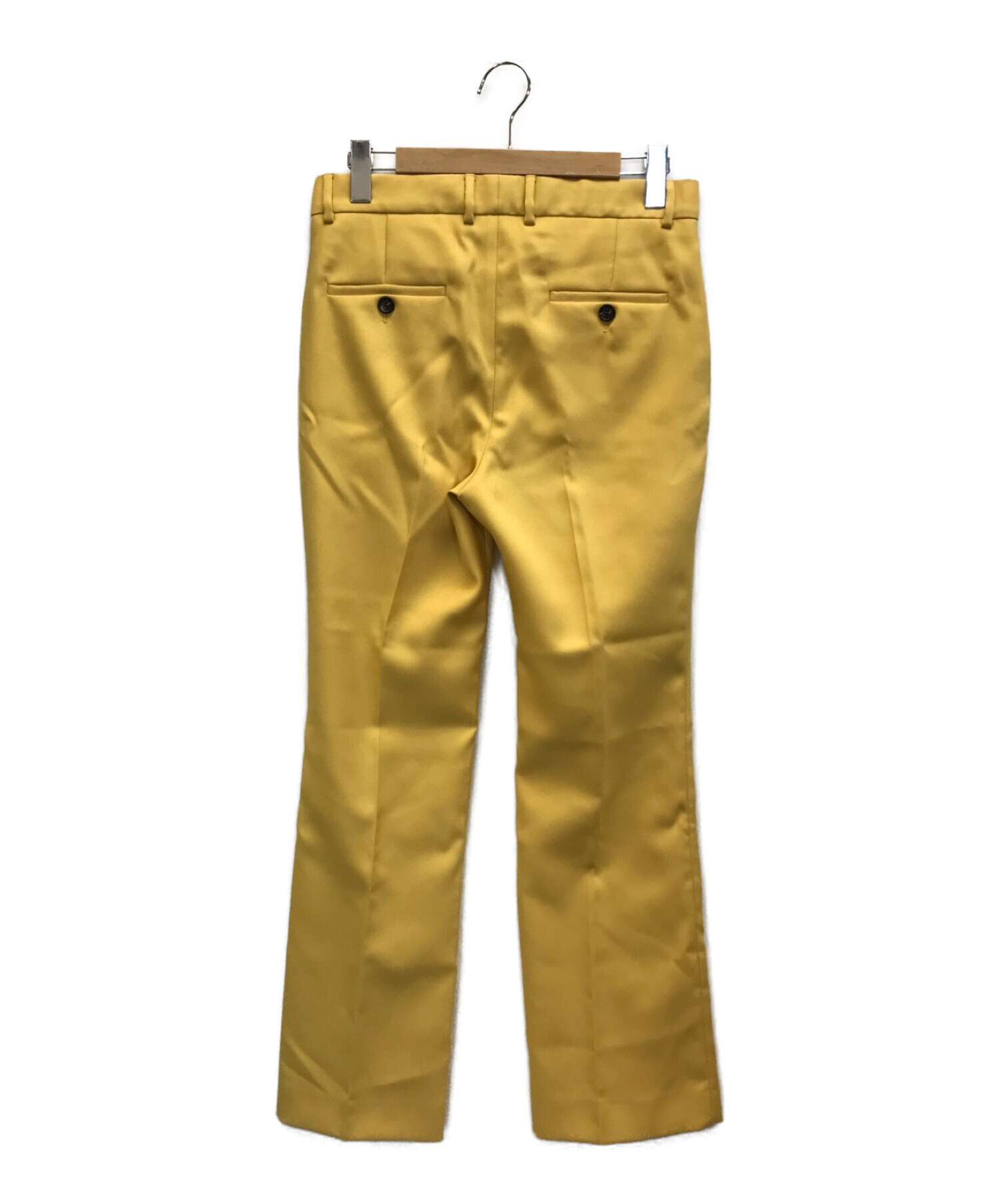 PLAN C (プランシー) Classic pants クラシックパンツ カラーパンツ イエロー サイズ:40 未使用品
