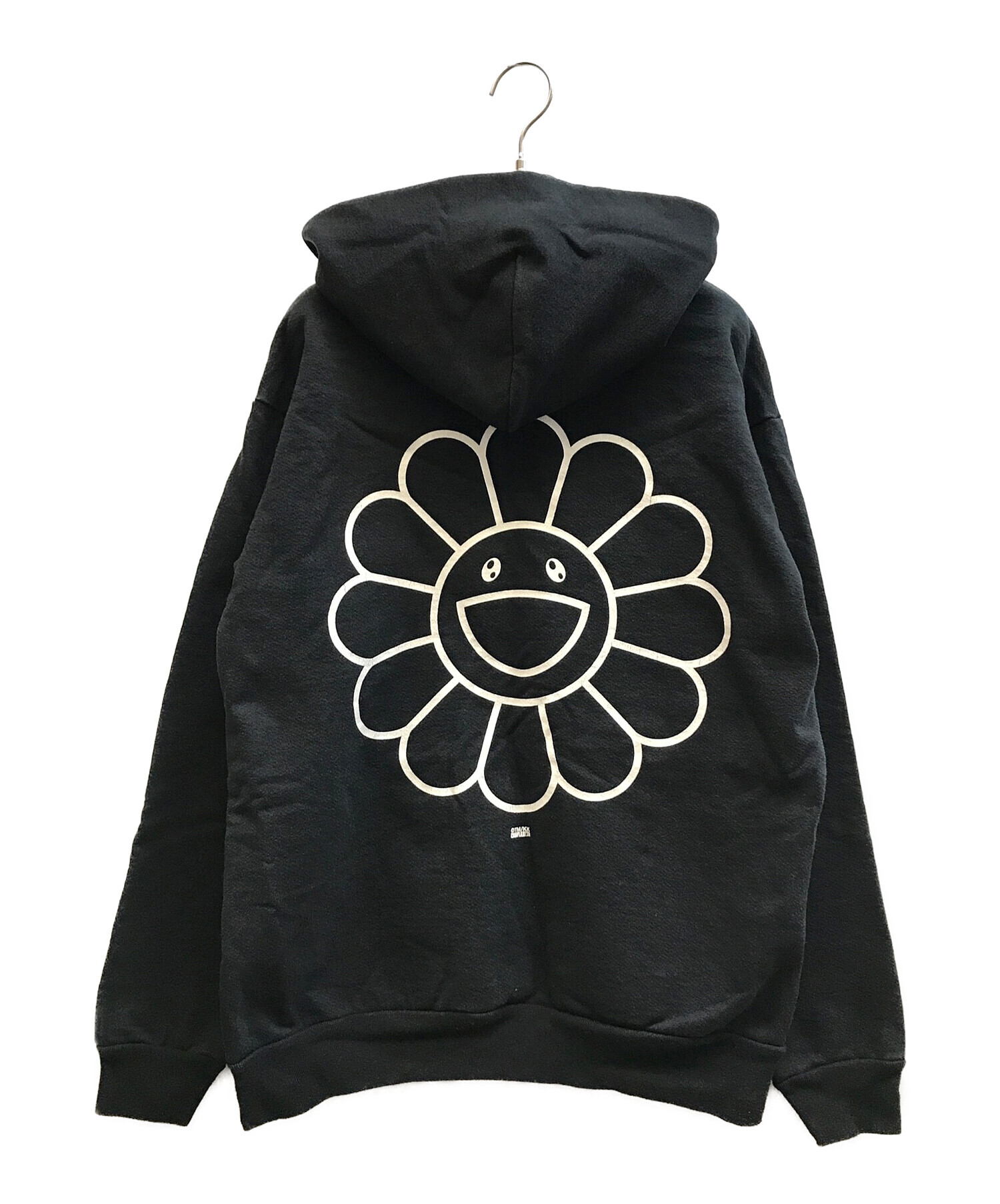 TM/KK COMPLEXCON (TM/KK コンプレックスコン) FLOWER HOODIE 村上隆 kaikaikiki プルオーバー ブラック  サイズ:MEDIUM