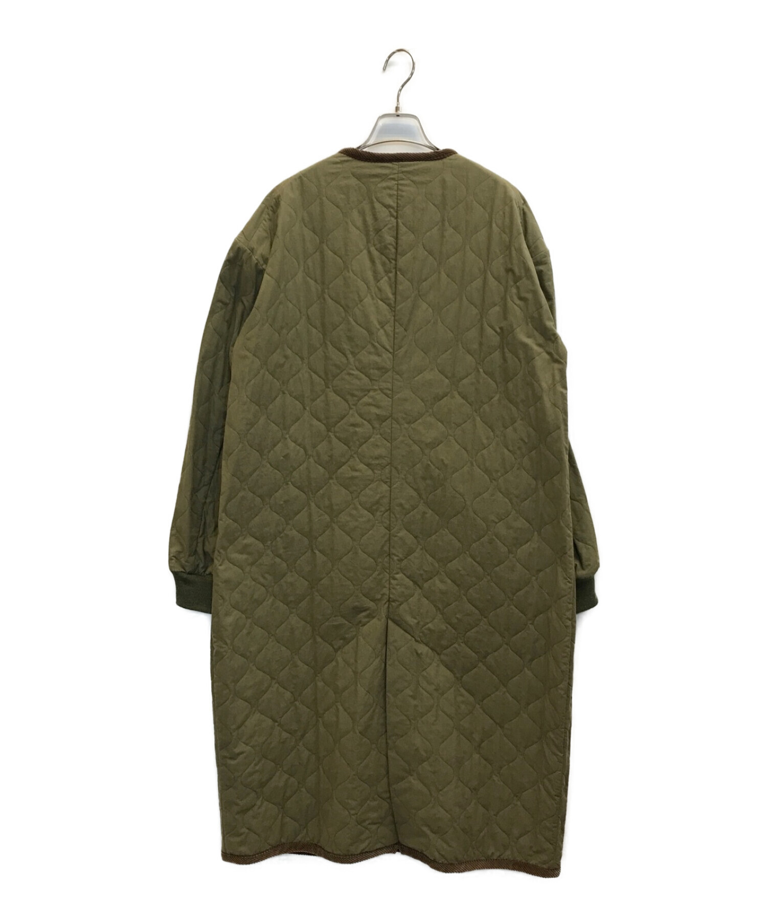 中古・古着通販】R&D.M.Co-OLDMAN'S TAILOR (オールドマンズテイラー) QUILTING HALF COAT キルティングハーフ コート カーキ サイズ:M｜ブランド・古着通販 トレファク公式【TREFAC FASHION】スマホサイト