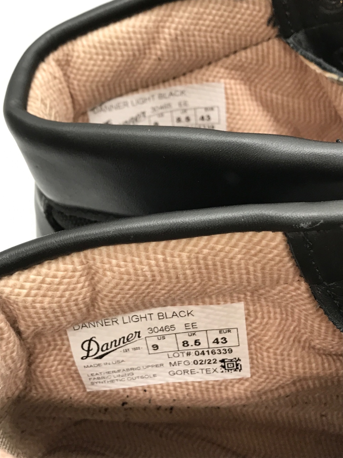 中古・古着通販】Danner (ダナー) DANNER LIGHT ダナーライト ブラック