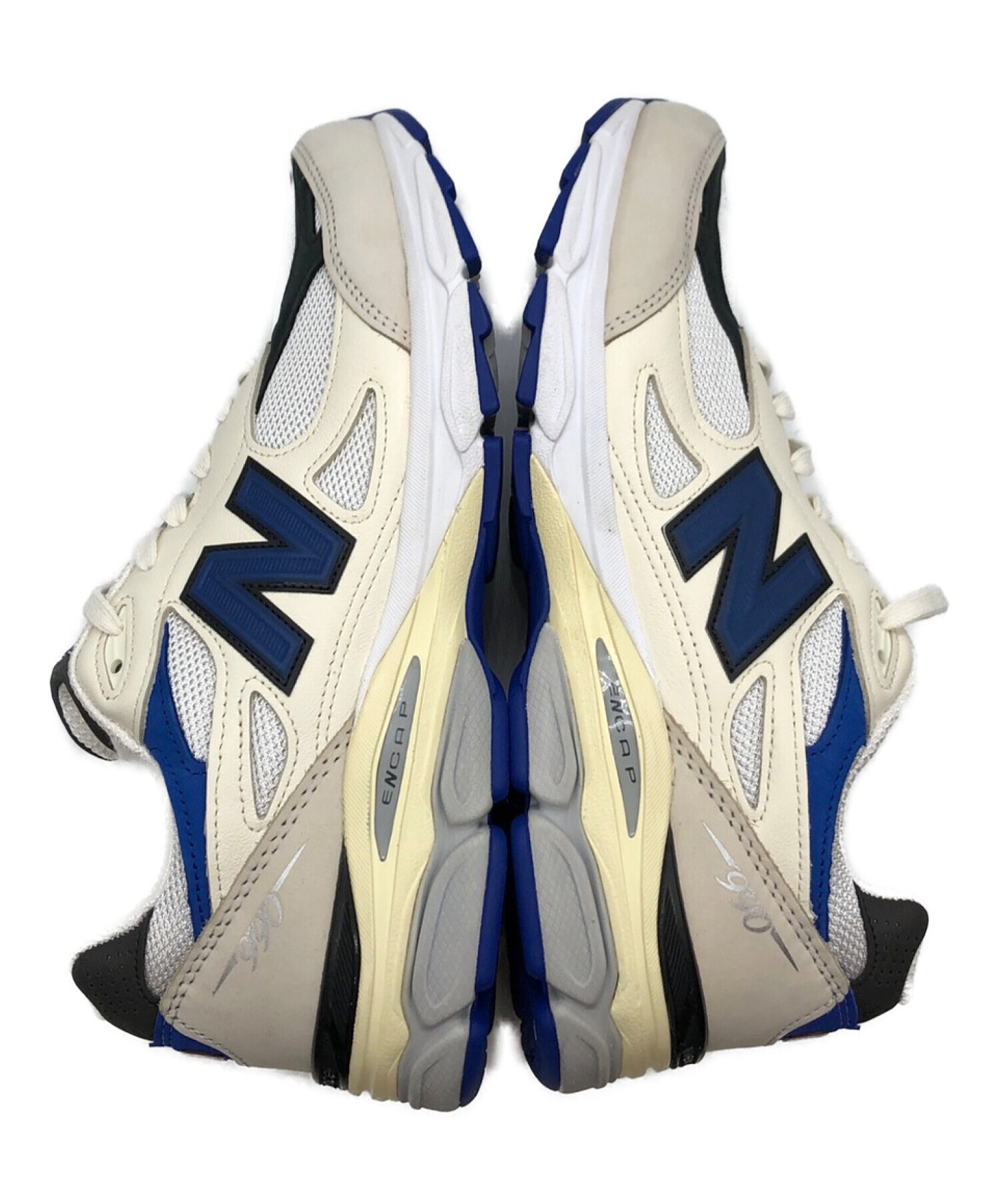 中古・古着通販】NEW BALANCE (ニューバランス) M990WB3 アイボリー×ブルー サイズ:US11｜ブランド・古着通販  トレファク公式【TREFAC FASHION】スマホサイト