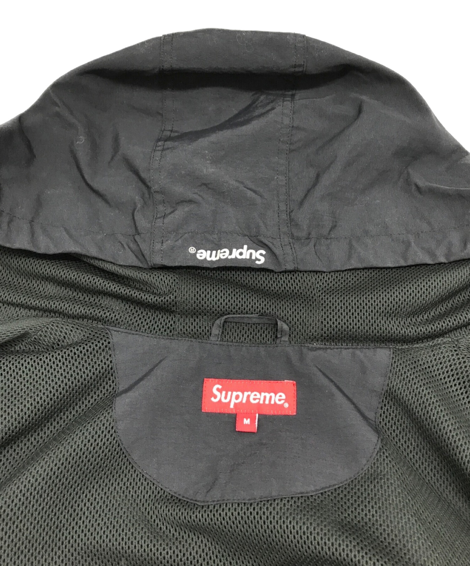 SUPREME (シュプリーム) 21SS Reflective Zip Hooded Jacket リフレクティブジップフーディージャケット  ブラック サイズ:M