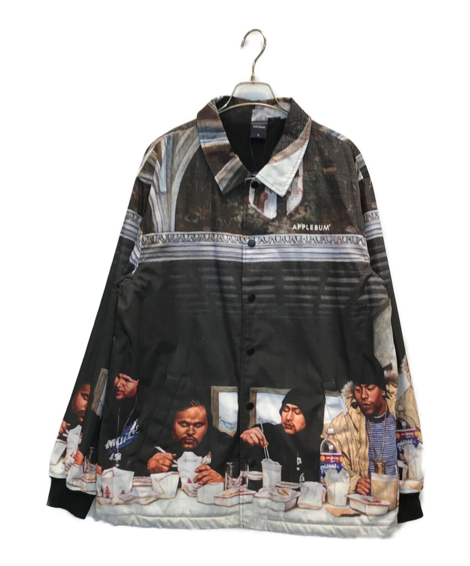 APPLEBUM (アップルバム) 22AW Coach Jacket Bronx Last Supper ブラック サイズ:XL 未使用品