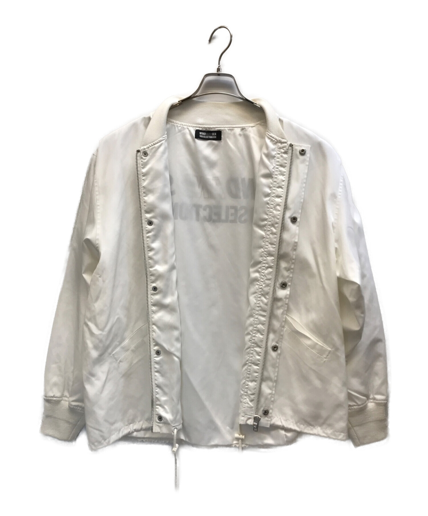 中古・古着通販】WIND AND SEA (ウィンダンシー) GOD SELECTION XXX (ゴッドセレクショントリプルエックス) N-1  NYLON BLOUSON ホワイト サイズ:XS｜ブランド・古着通販 トレファク公式【TREFAC FASHION】スマホサイト