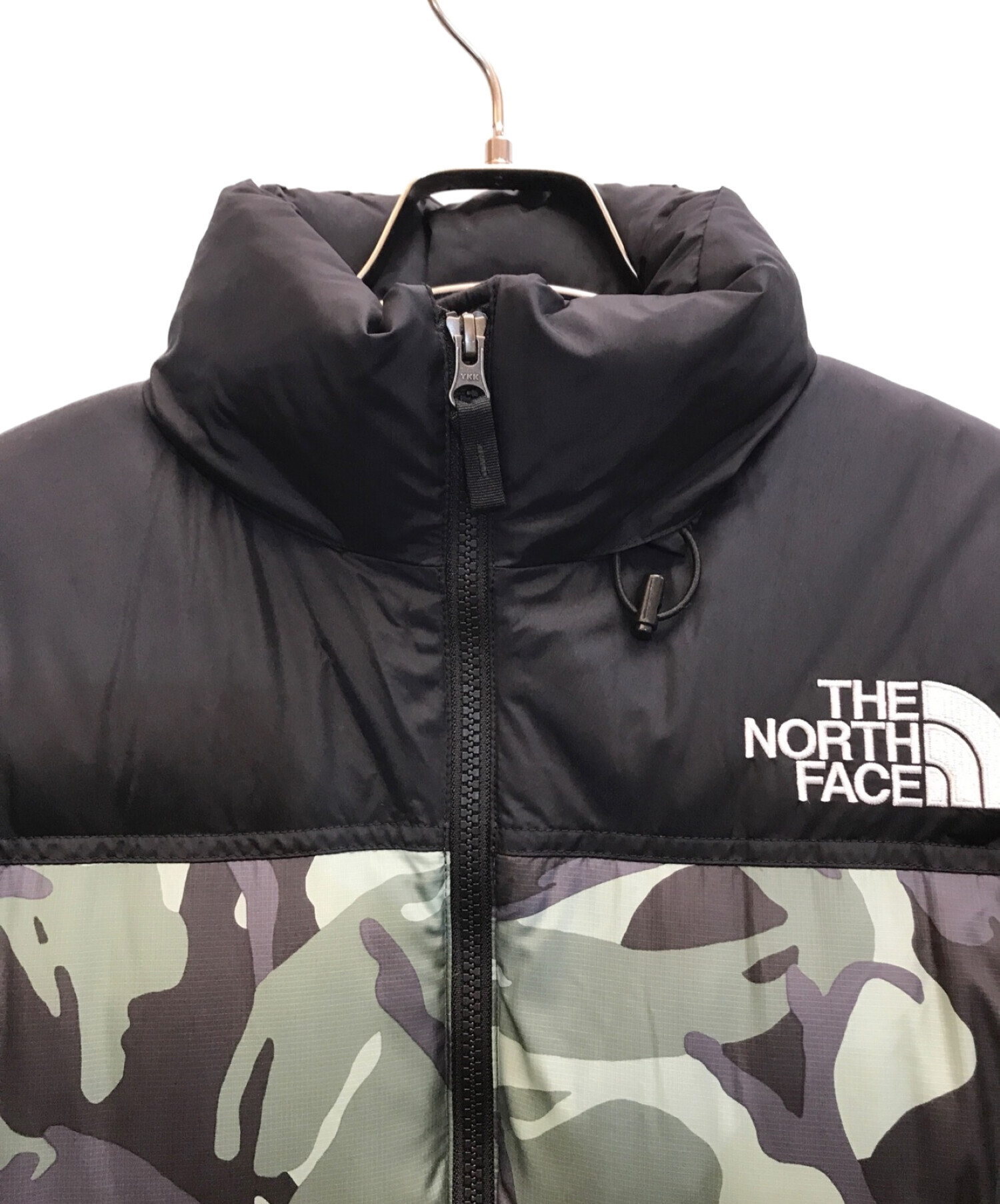 THE NORTH FACE (ザ ノース フェイス) NOVELTY NUPTSE JACKET　ノベルティーヌプシジャケット グリーン サイズ:S