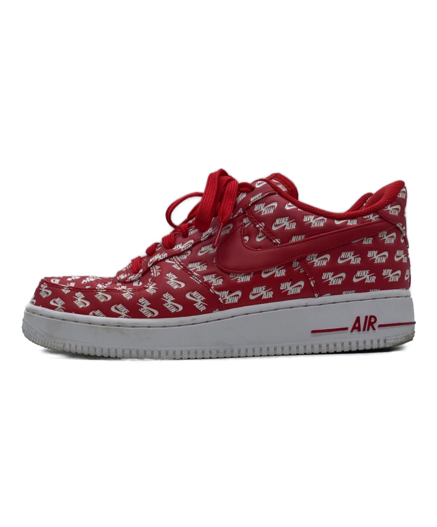 中古・古着通販】NIKE (ナイキ) AIR FORCE 1 LOW ALL OVER LOGO RED