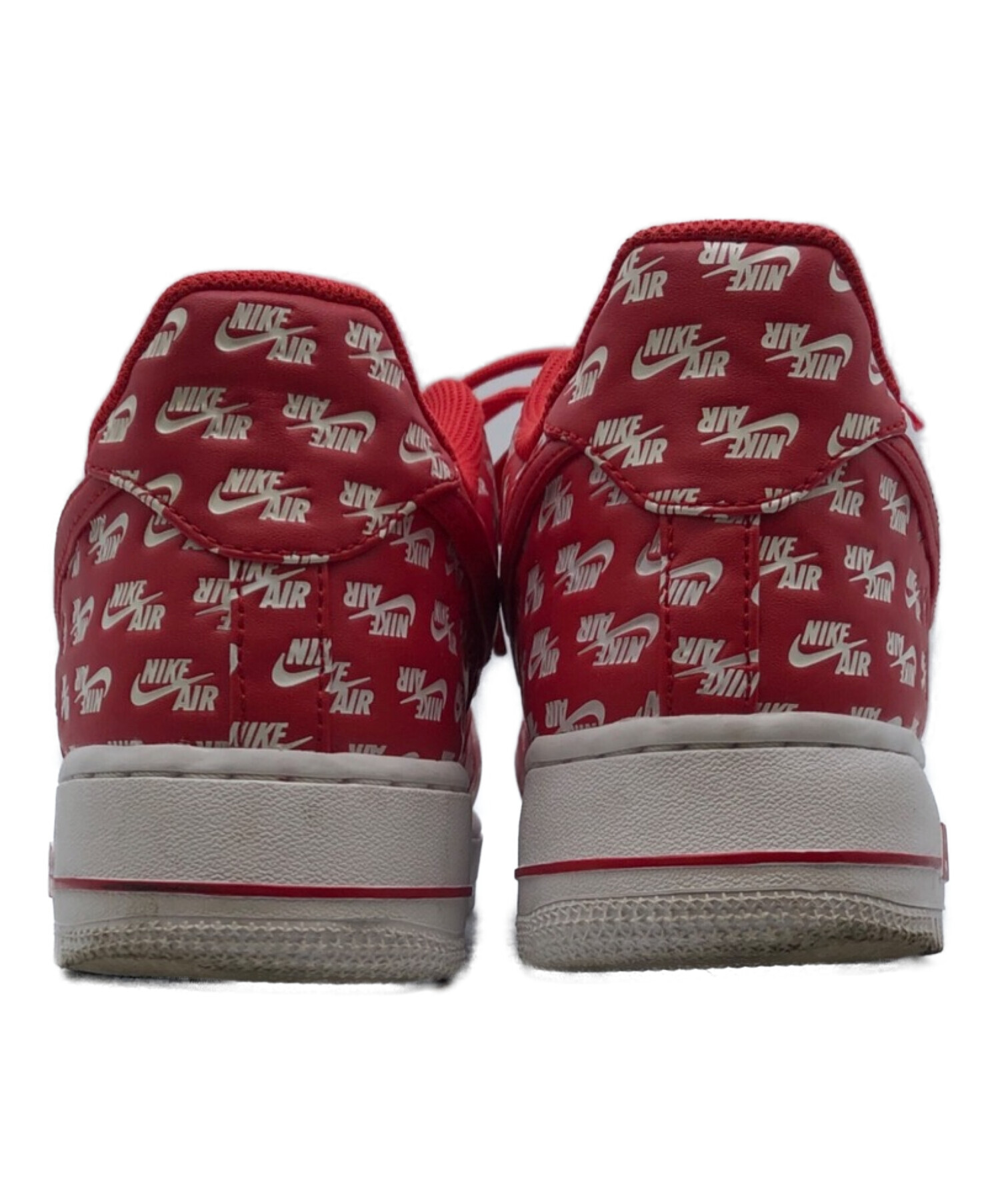 中古・古着通販】NIKE (ナイキ) AIR FORCE 1 LOW ALL OVER LOGO RED