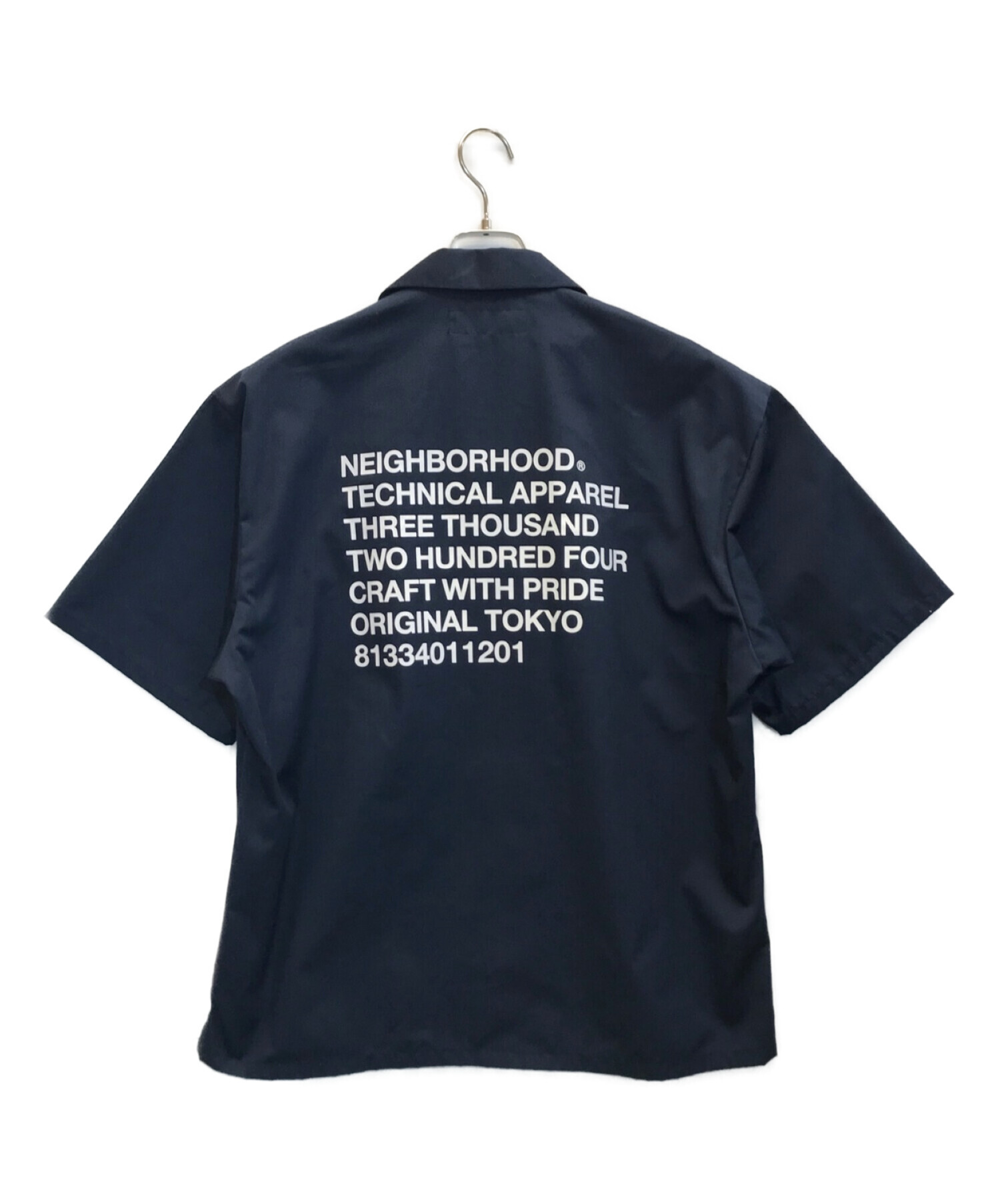 NEIGHBORHOOD (ネイバーフッド) 22SS クラシックワークシャツ ネイビー サイズ:M