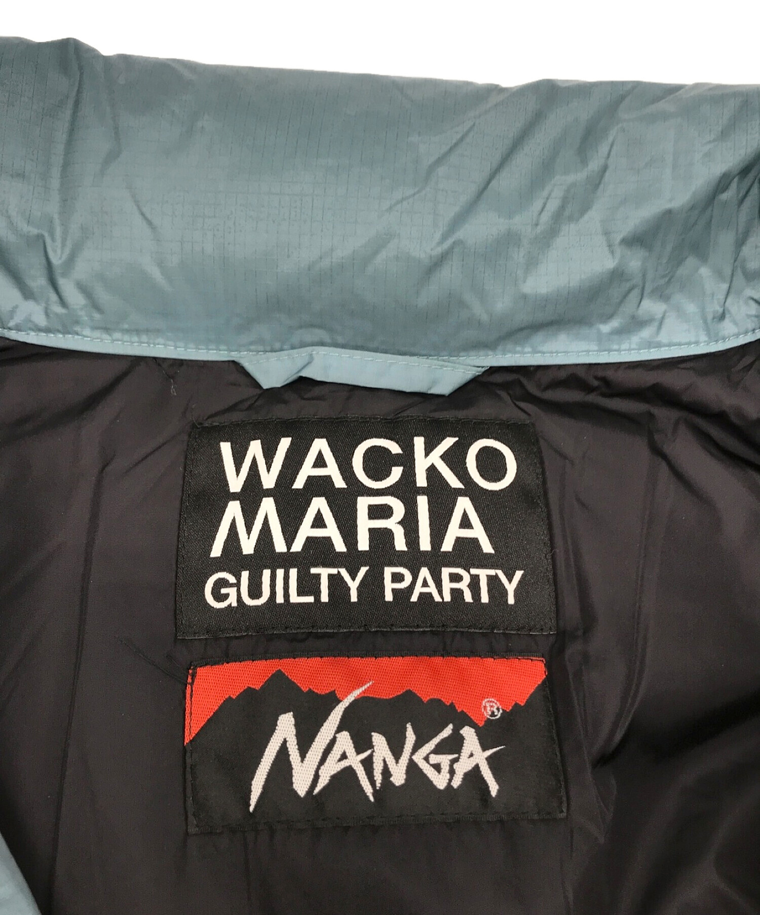WACKO MARIA (ワコマリア) NANGA (ナンガ) 22AW DOWN JACKET　ダウンジャケット ブルー サイズ:L