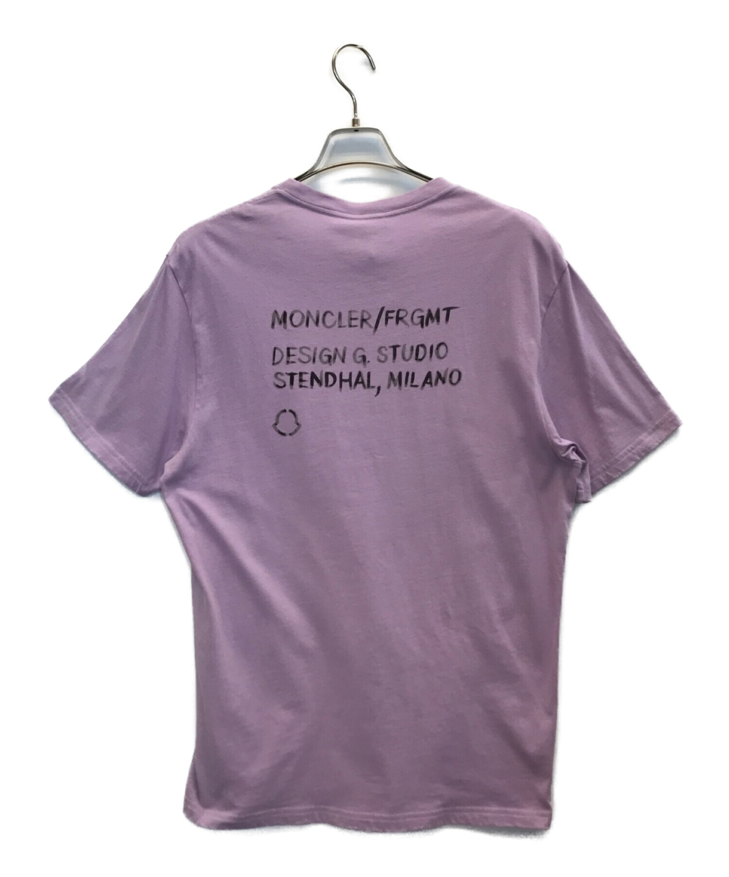 MONCLER (モンクレール) FRAGMENT DESIGN (フラグメント デザイン) Tシャツ パープル サイズ:M