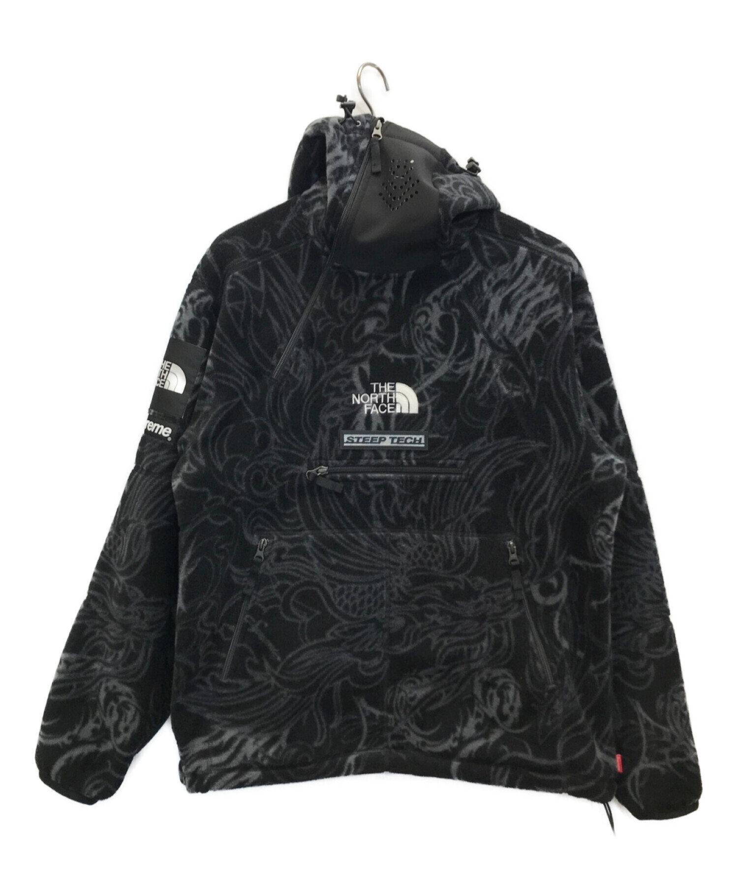 黒blackサイズSupreme×North Steep Tech Fleece Jacket 黒