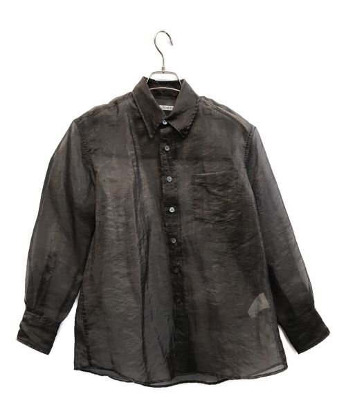 【中古・古着通販】OUR LEGACY (アワーレガシー) LESS BORROWED SHIRT シースルーシャツ グレー  サイズ:44｜ブランド・古着通販 トレファク公式【TREFAC FASHION】スマホサイト