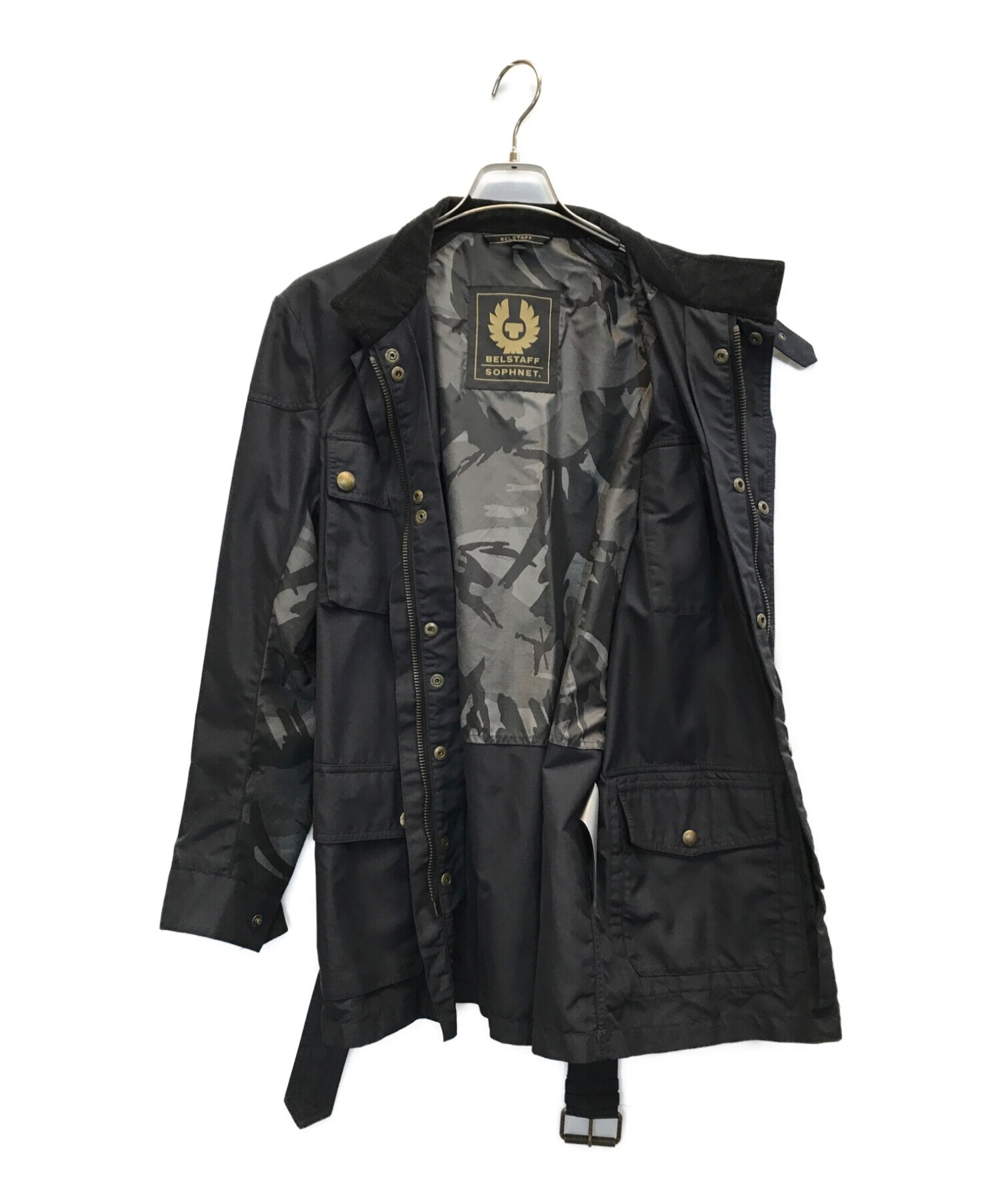 BELSTAFF (ベルスタッフ) SOPHNET. (ソフネット) コラボROAD MASTER ブラック サイズ:46