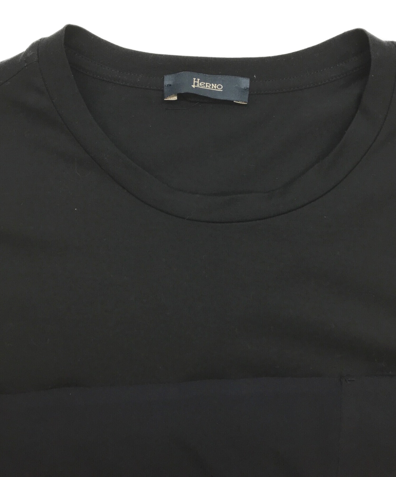 中古・古着通販】HERNO (ヘルノ) 23SS NEWヘルノ ストレッチジャージーTシャツ ブラック サイズ:48｜ブランド・古着通販  トレファク公式【TREFAC FASHION】スマホサイト