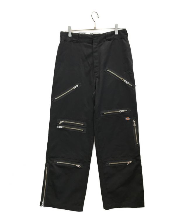 中古・古着通販】myne (マイン) Dickies (ディッキーズ) crazy zip pants クレイジージップパンツ  マルチジップワークパンツ ブラック サイズ:M｜ブランド・古着通販 トレファク公式【TREFAC FASHION】スマホサイト