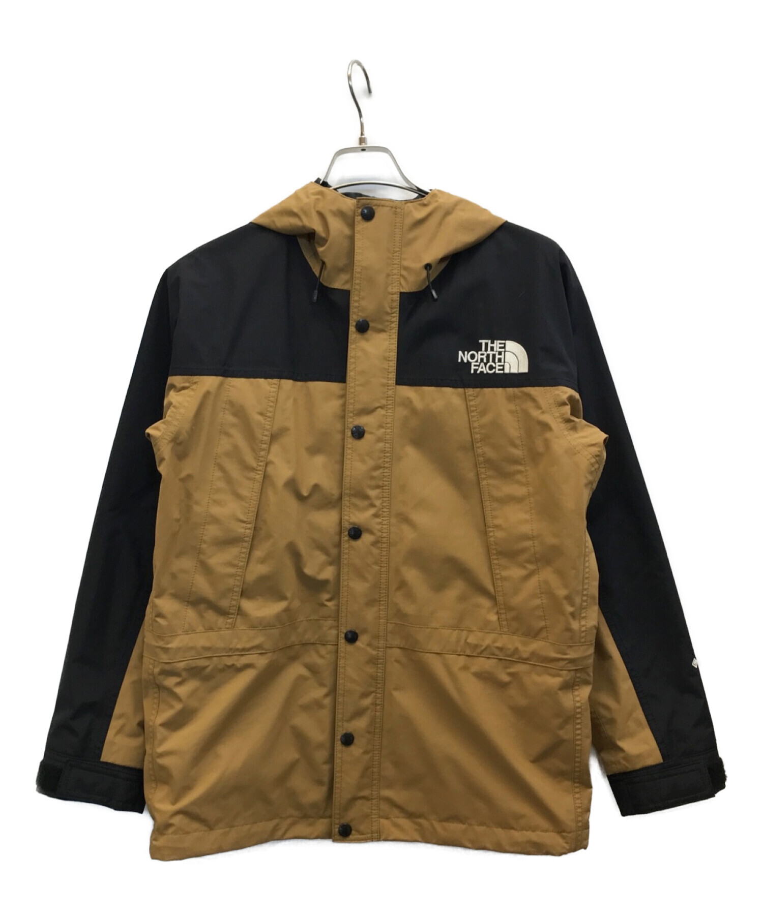 THE NORTH FACE (ザ ノース フェイス) MOUNTAIN LIGHT JACKET マウンテンライトジャケット マウンテンパーカー  ブラック×ブラウン サイズ:S