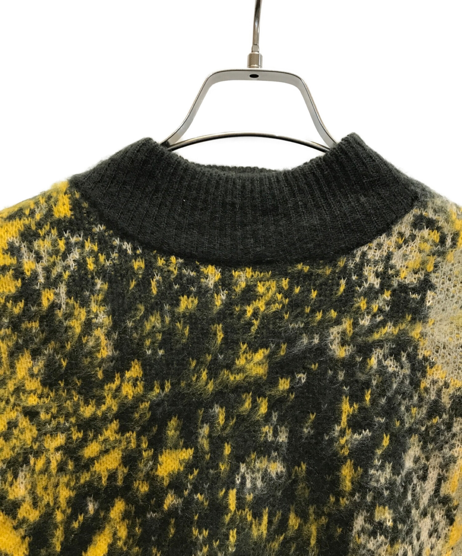 Ameri (アメリ) UND RUST ART KNIT TOP イエロー サイズ:FREE 未使用品